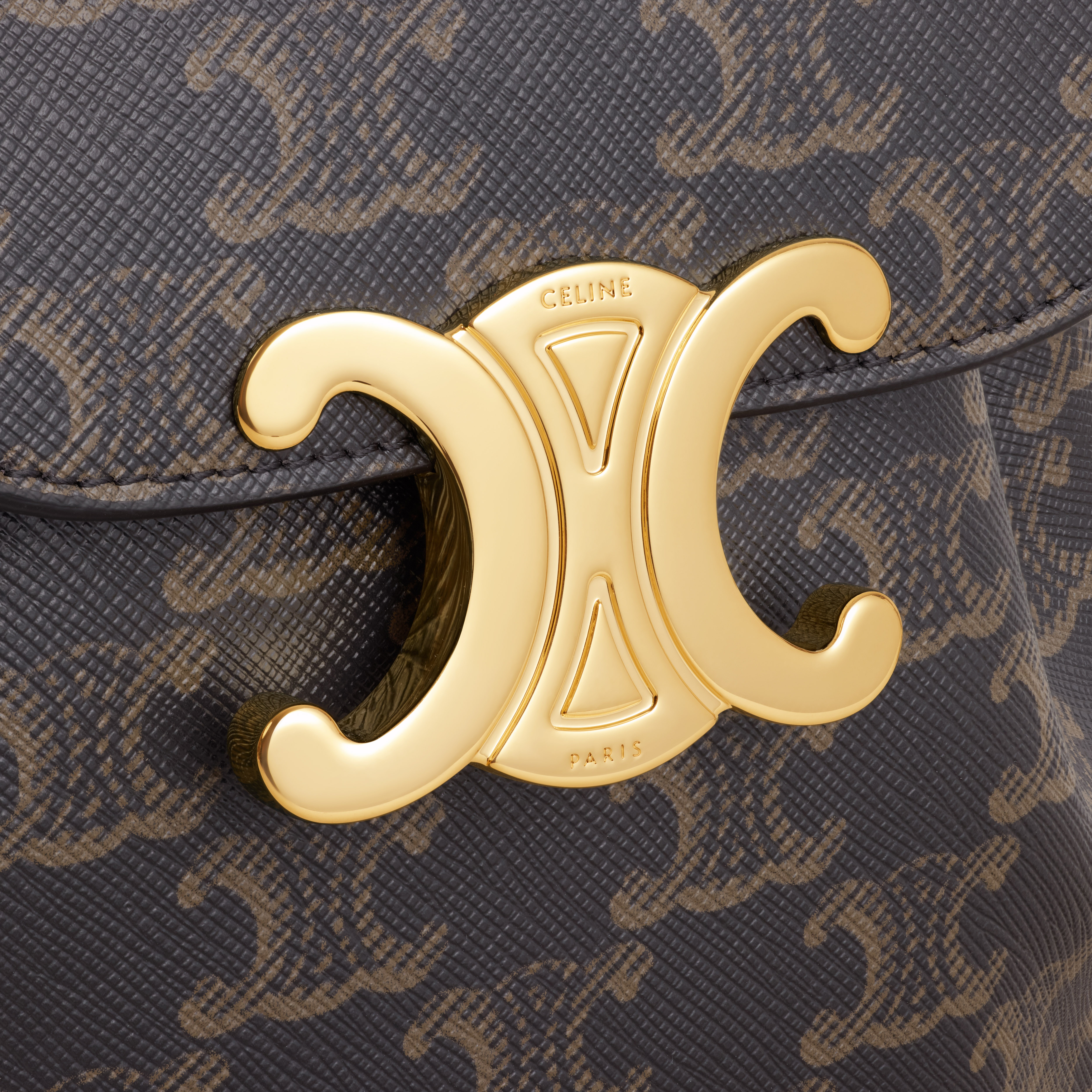 CELINE Backpack Celine Bonnie in Triomphe Canvas & Calfskin