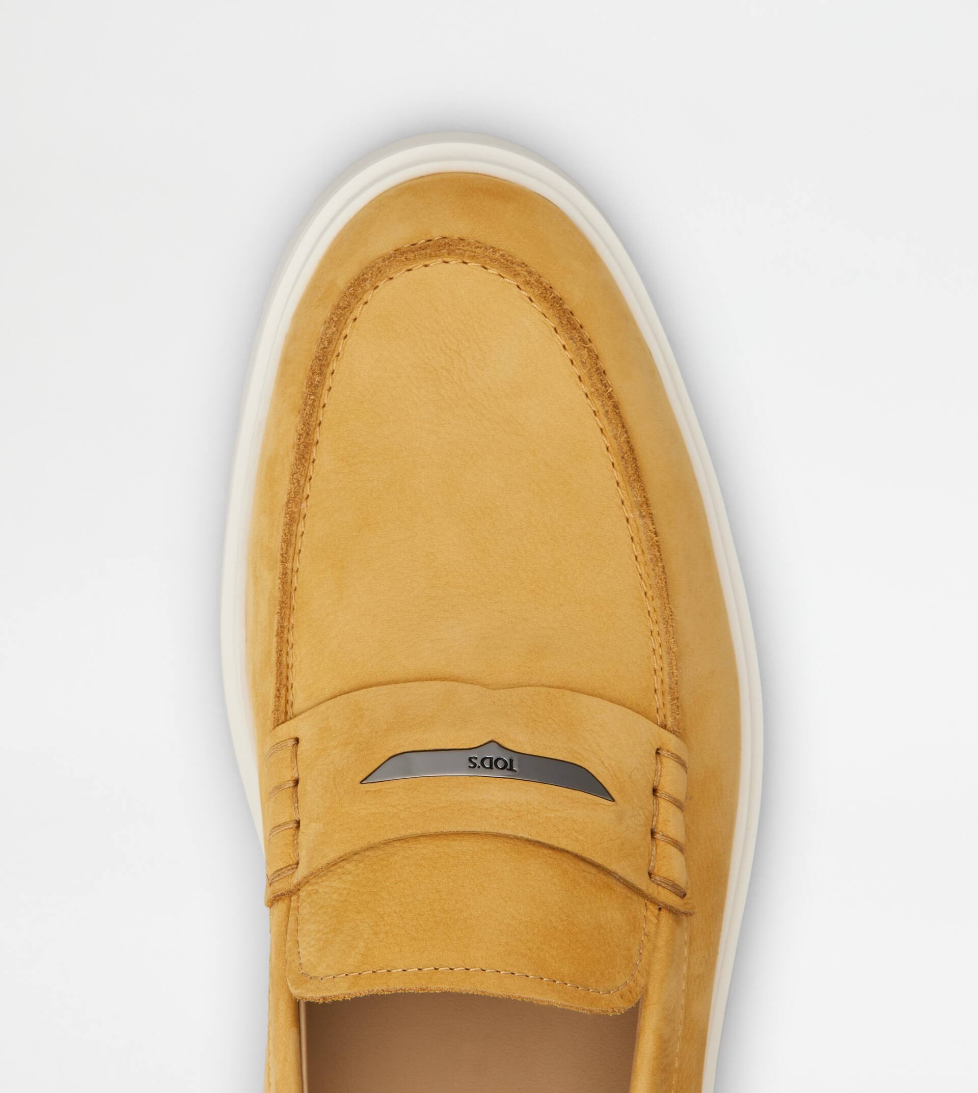 LOAFERS IN NUBUCK - YELLOW - 5