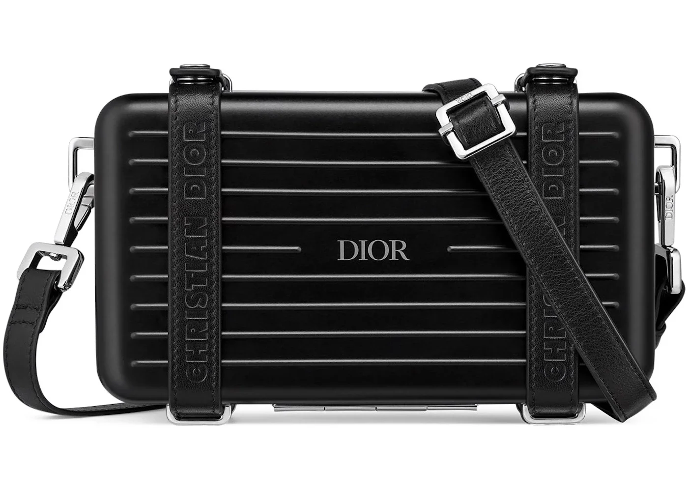 Dior x RIMOWA Personal Clutch On Strap Aluminium Black - 1