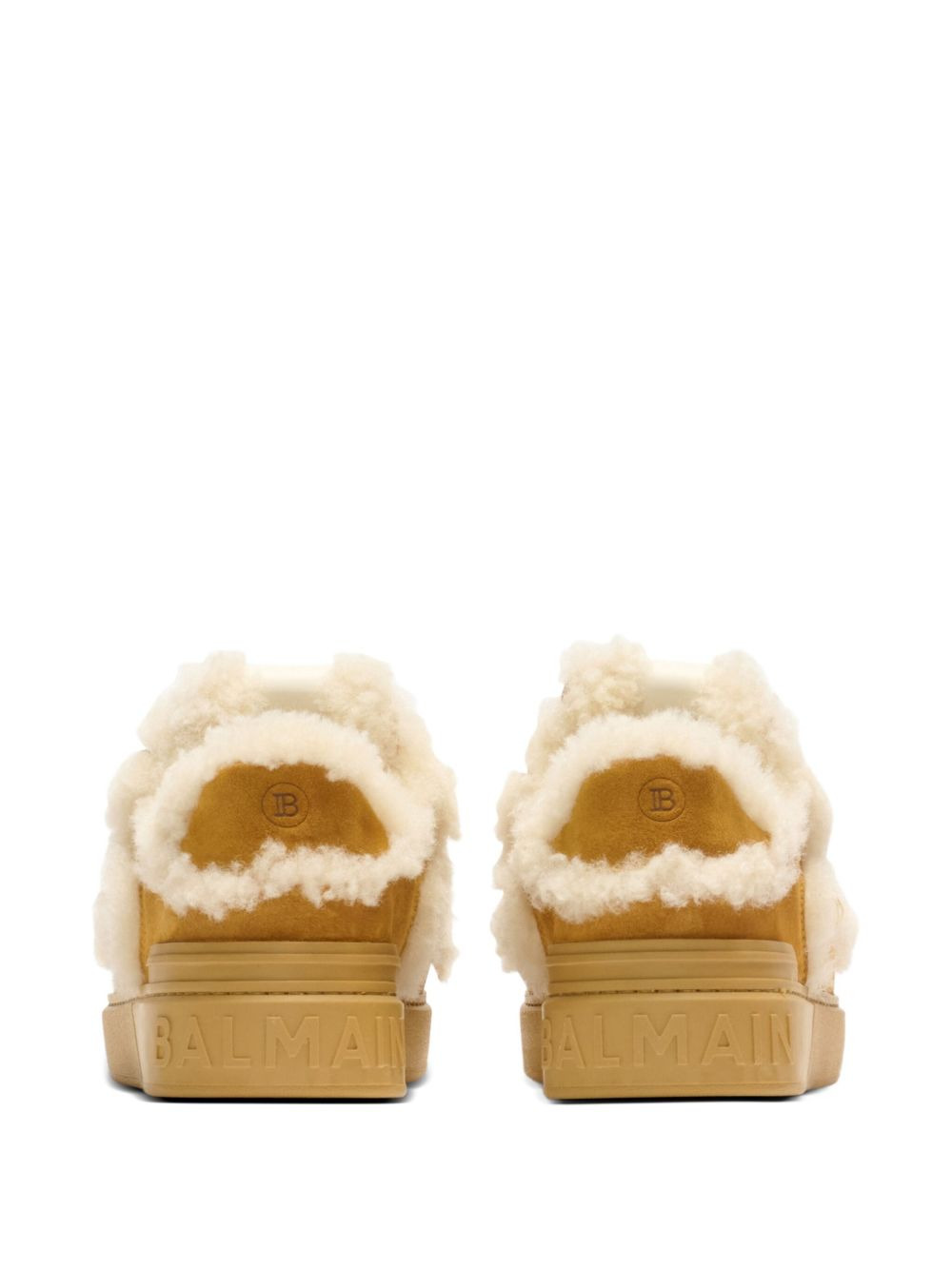 shearling suede sneakers - 3