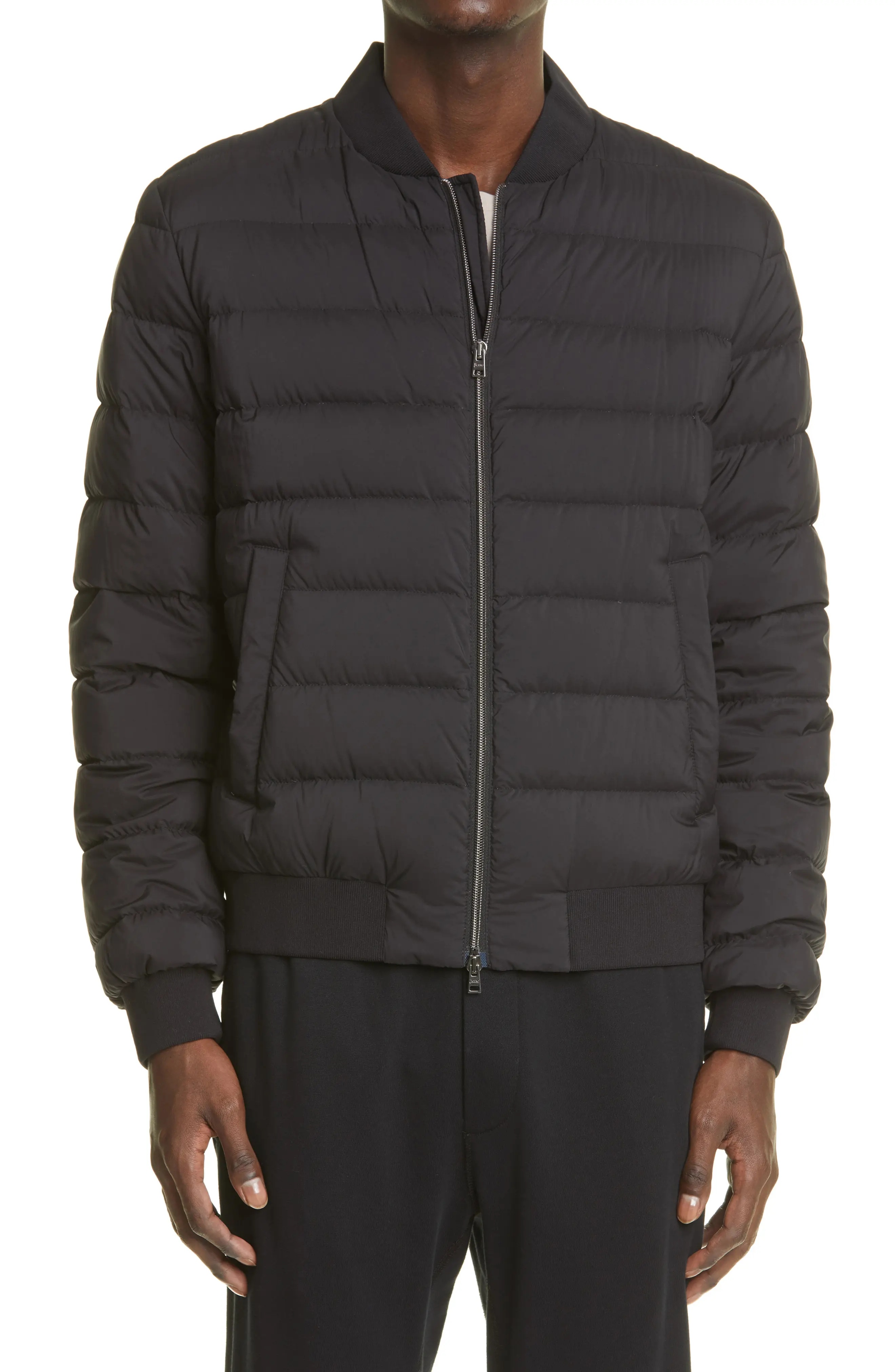 Legend Quilted Down Bomber Jacket - 1