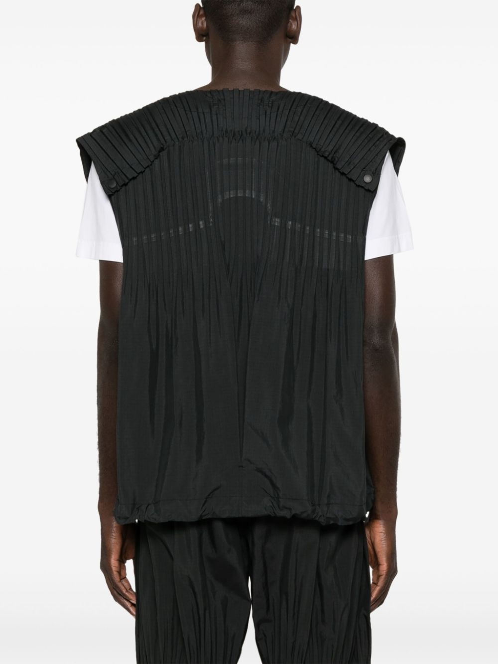 Cascade plissé-details vest - 4