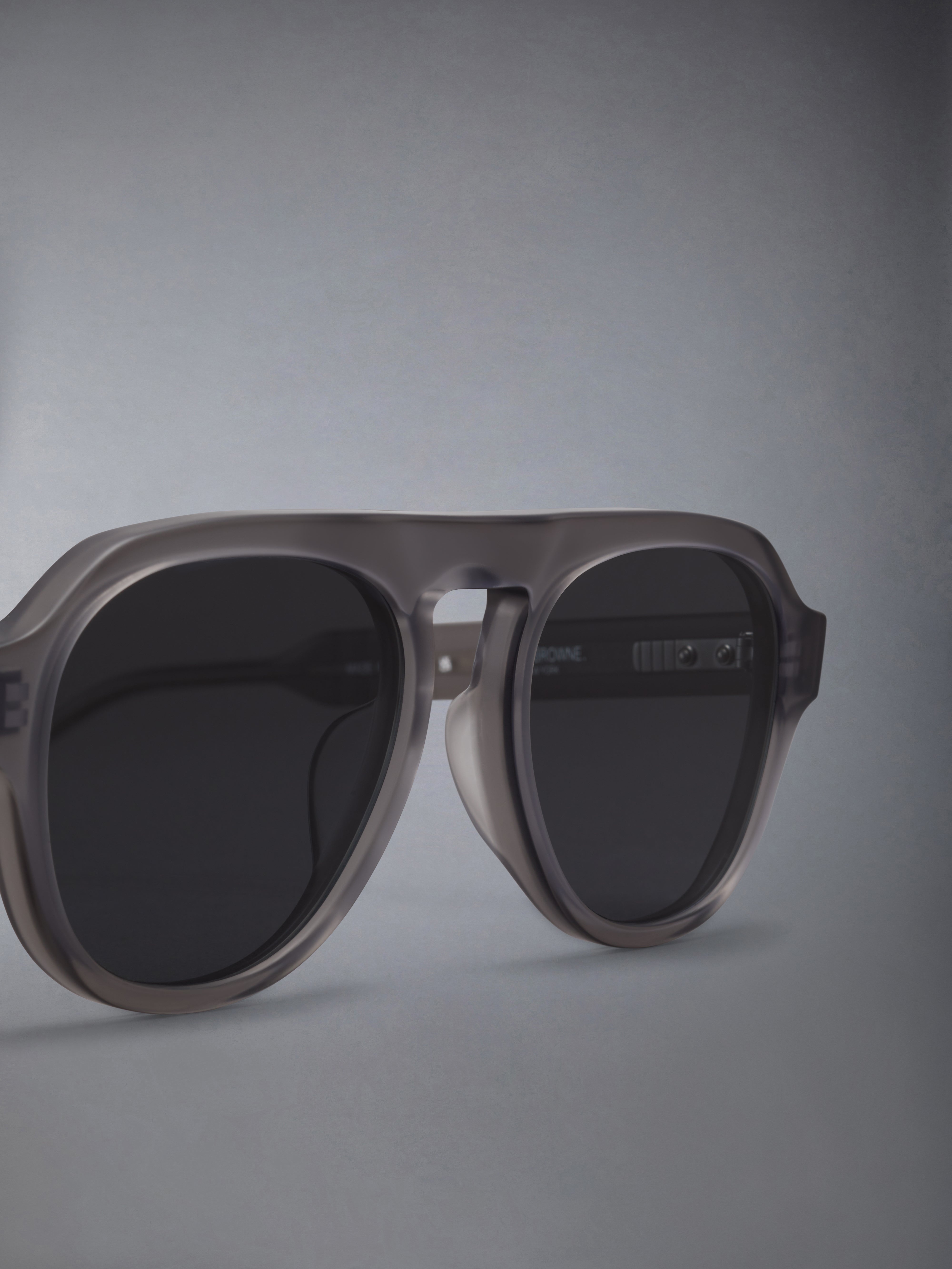 ACETATE OVAL SUNGLASSES - 7