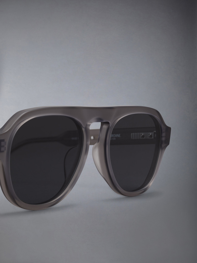 ACETATE OVAL SUNGLASSES 7