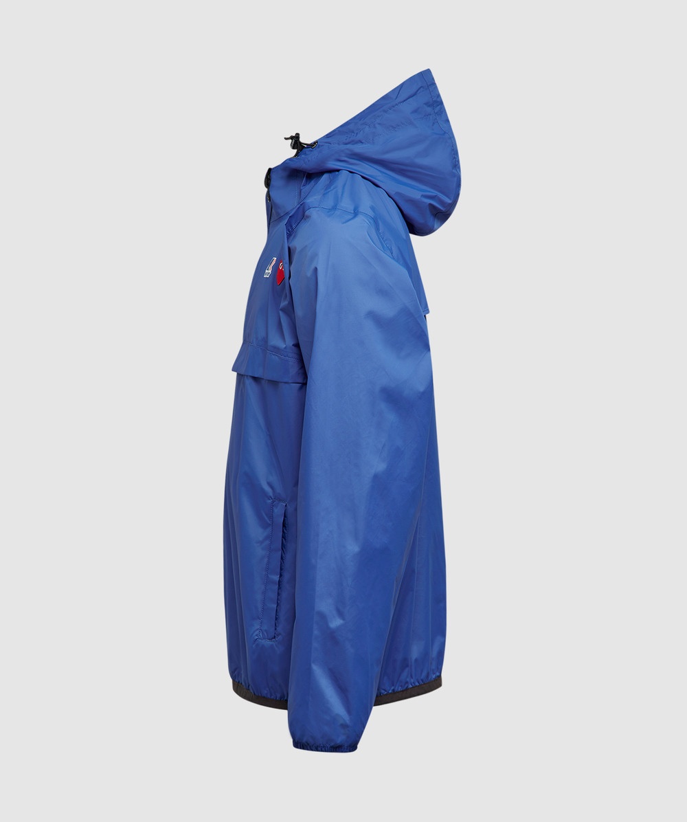K-Way hooded quarter zip jacket. - 2