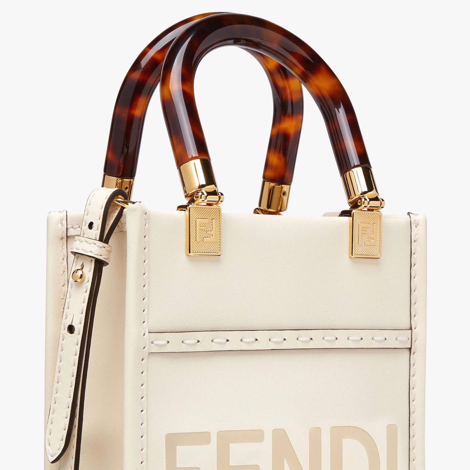 White leather mini-bag - 5