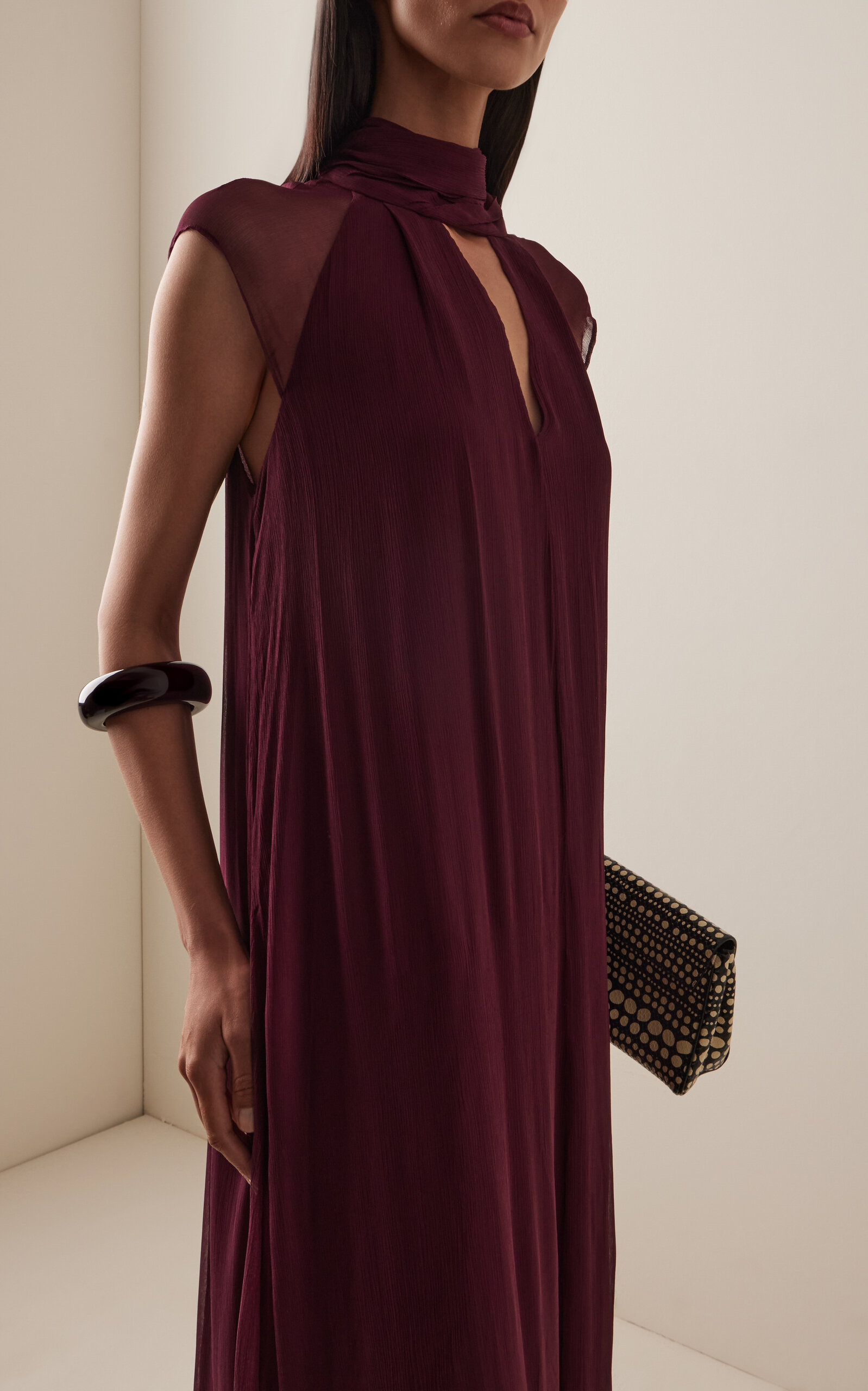 Camilla Maxi Dress burgundy - 3