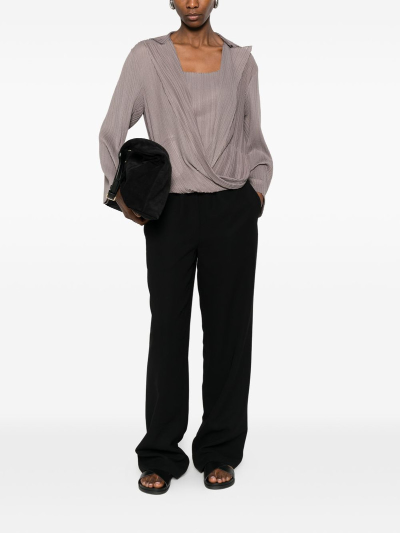 GIORGIO ARMANI pleated tank top and blouse set outlook