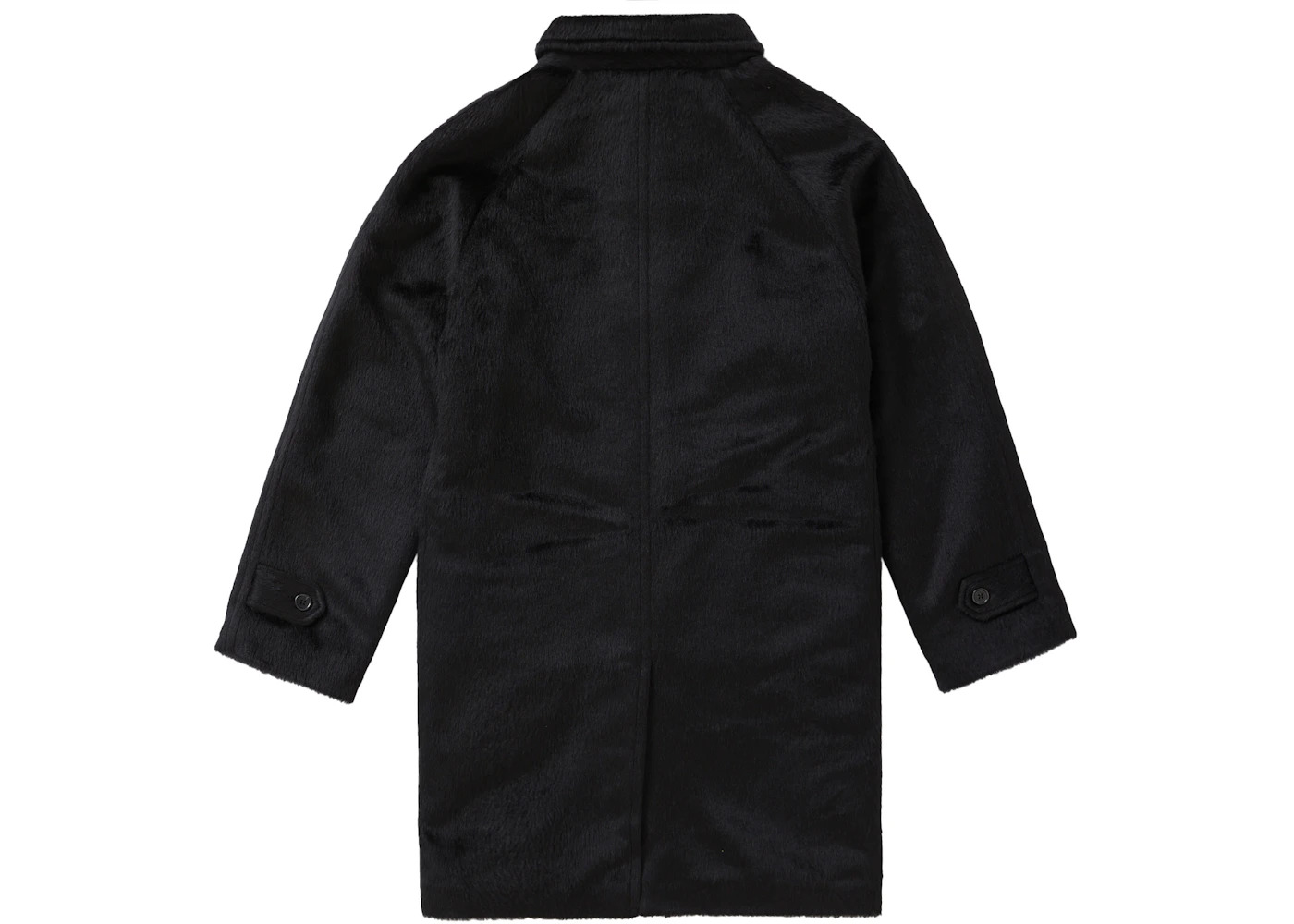Supreme Alpaca Overcoat Black - 3