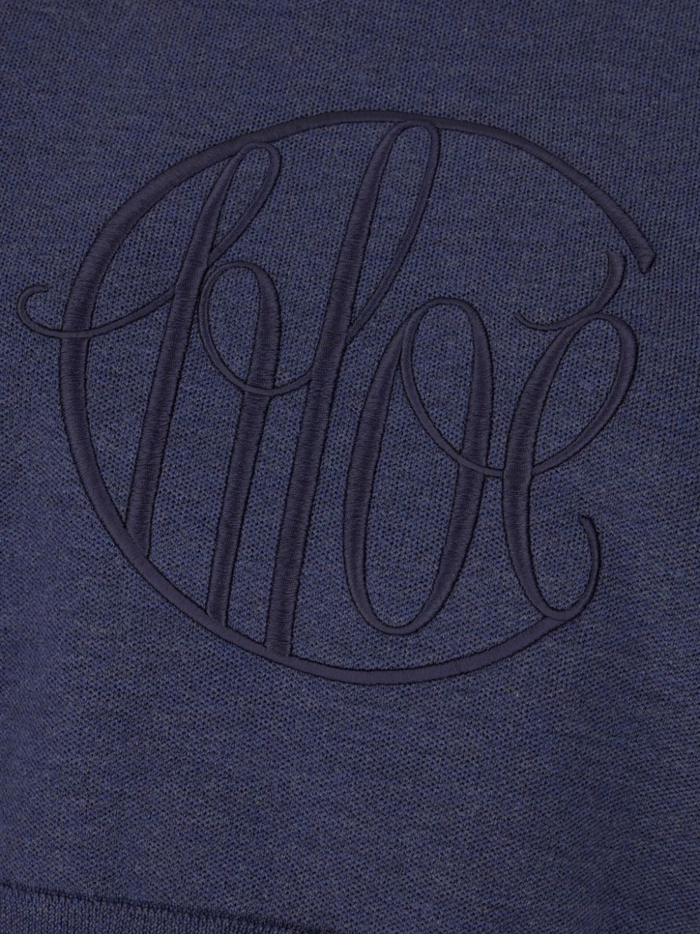 embroidered-logo jumper - 3