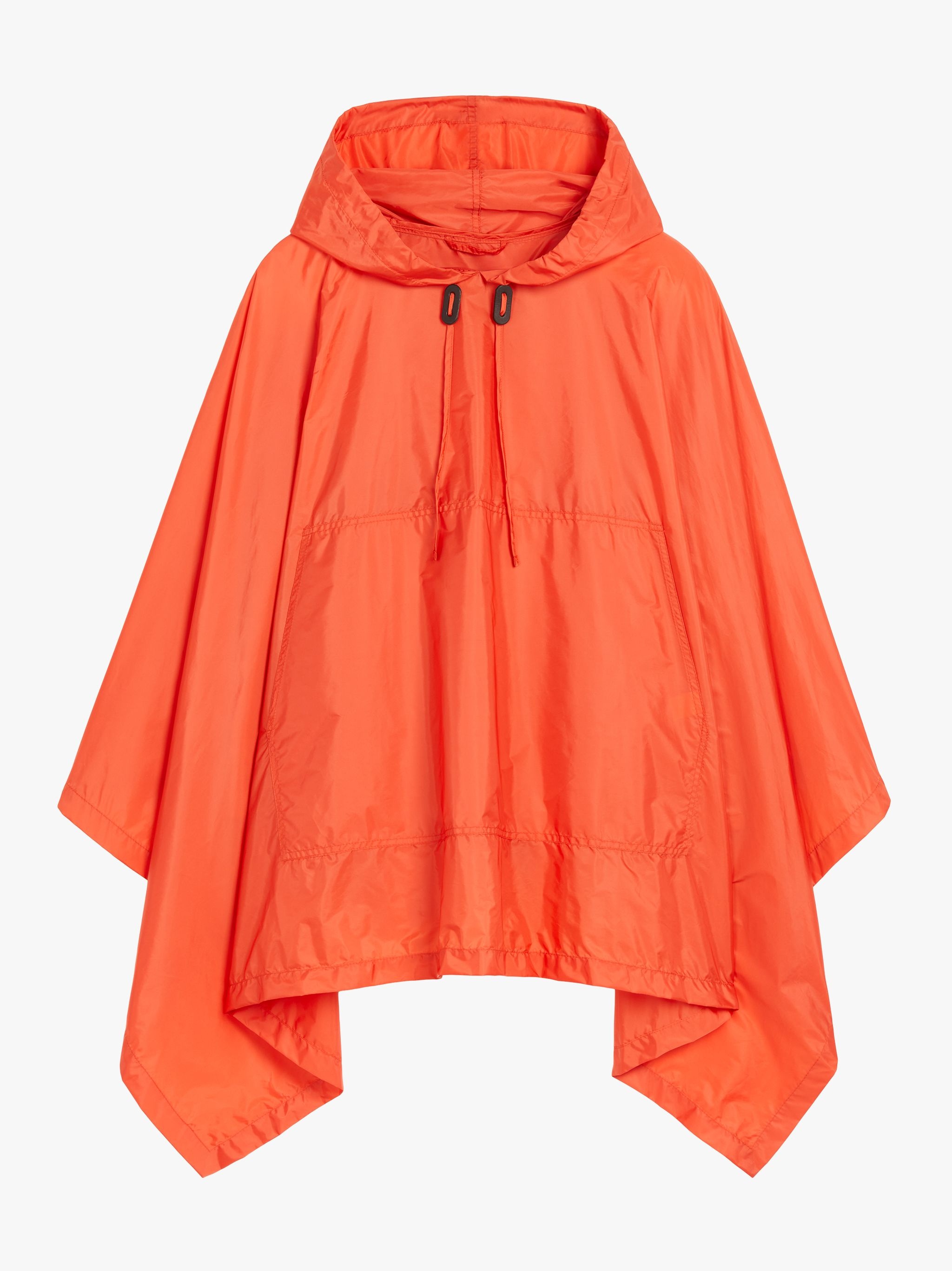 ALNESS ORANGE NYLON HOODED PONCHO | LMC-063 - 1