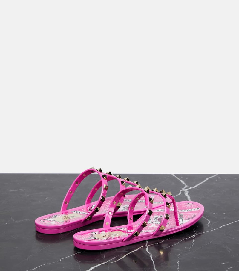 Rockstud flat thong sandals 3
