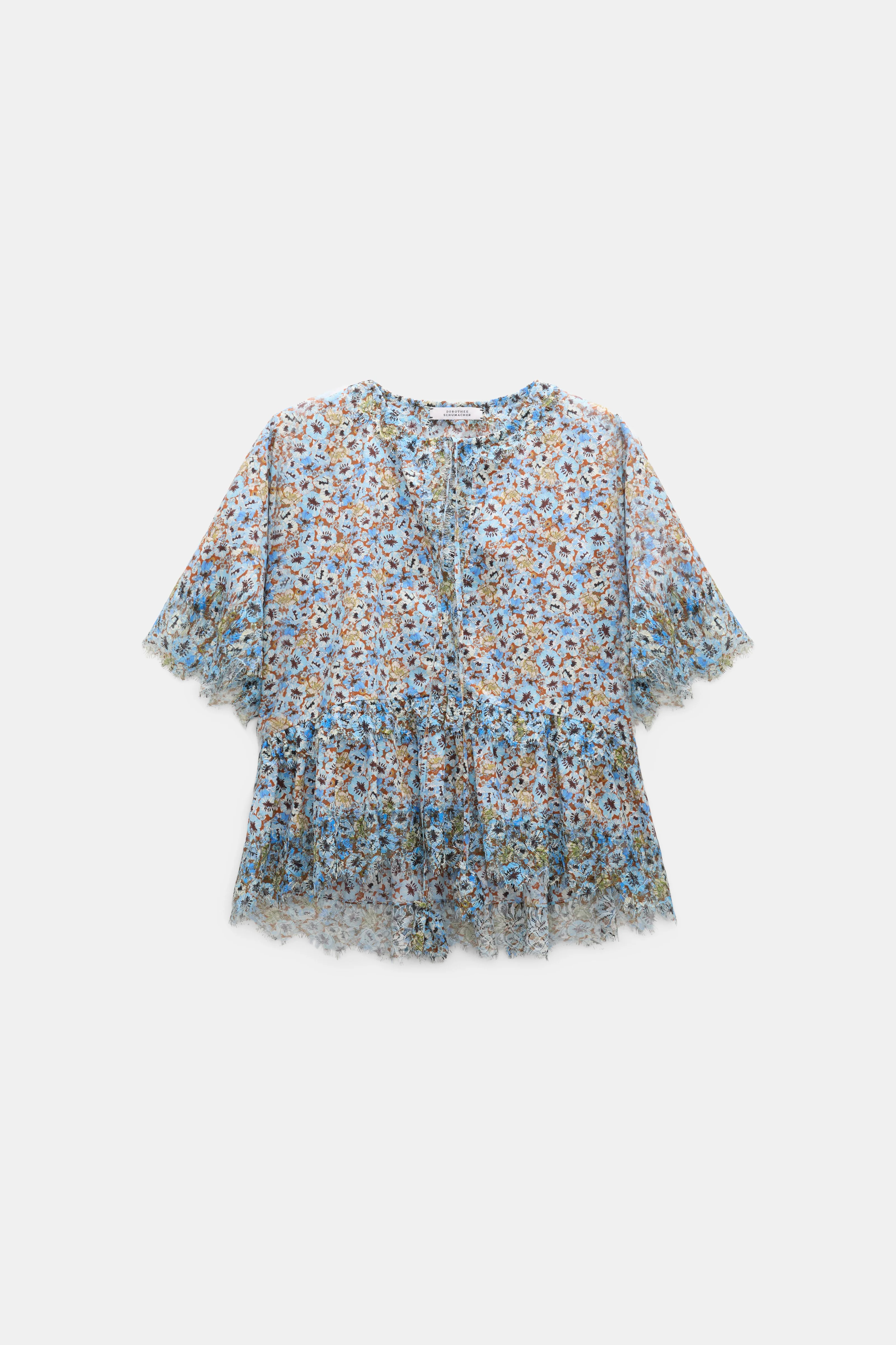 FLORAL VOLUMES blouse - 1