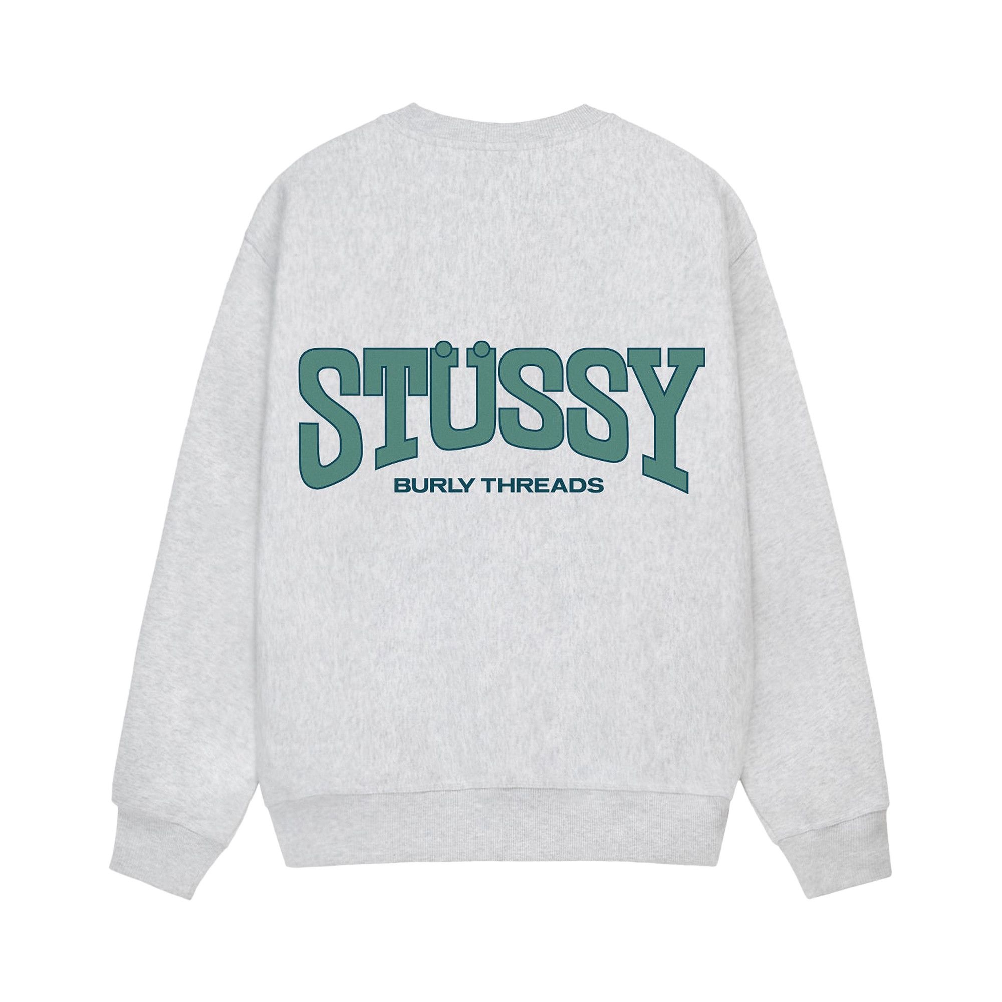 Stussy Burly Threads Crew 'Ash Heather' - 2