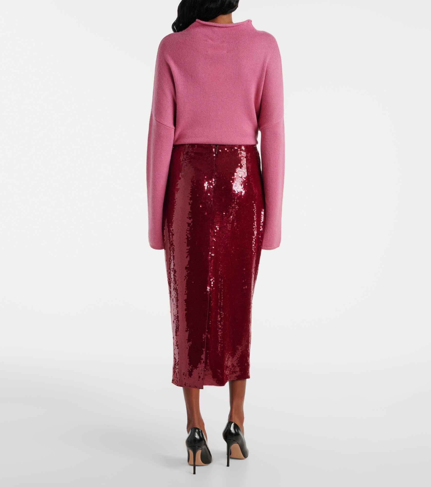 Koa sequined pencil skirt - 3