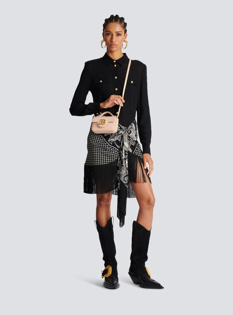 Balmain B-Buzz mini leather bag outlook