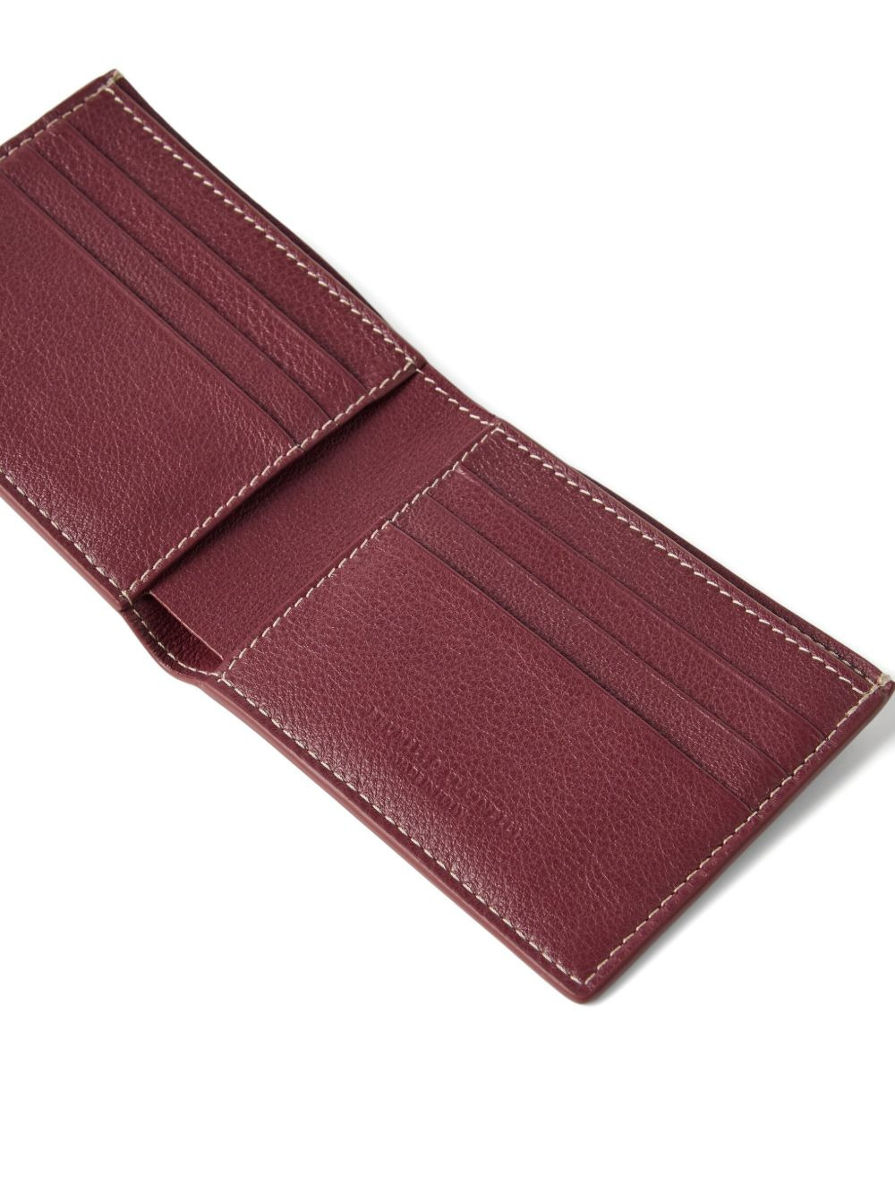 calfskin debossed-logo wallet - 3