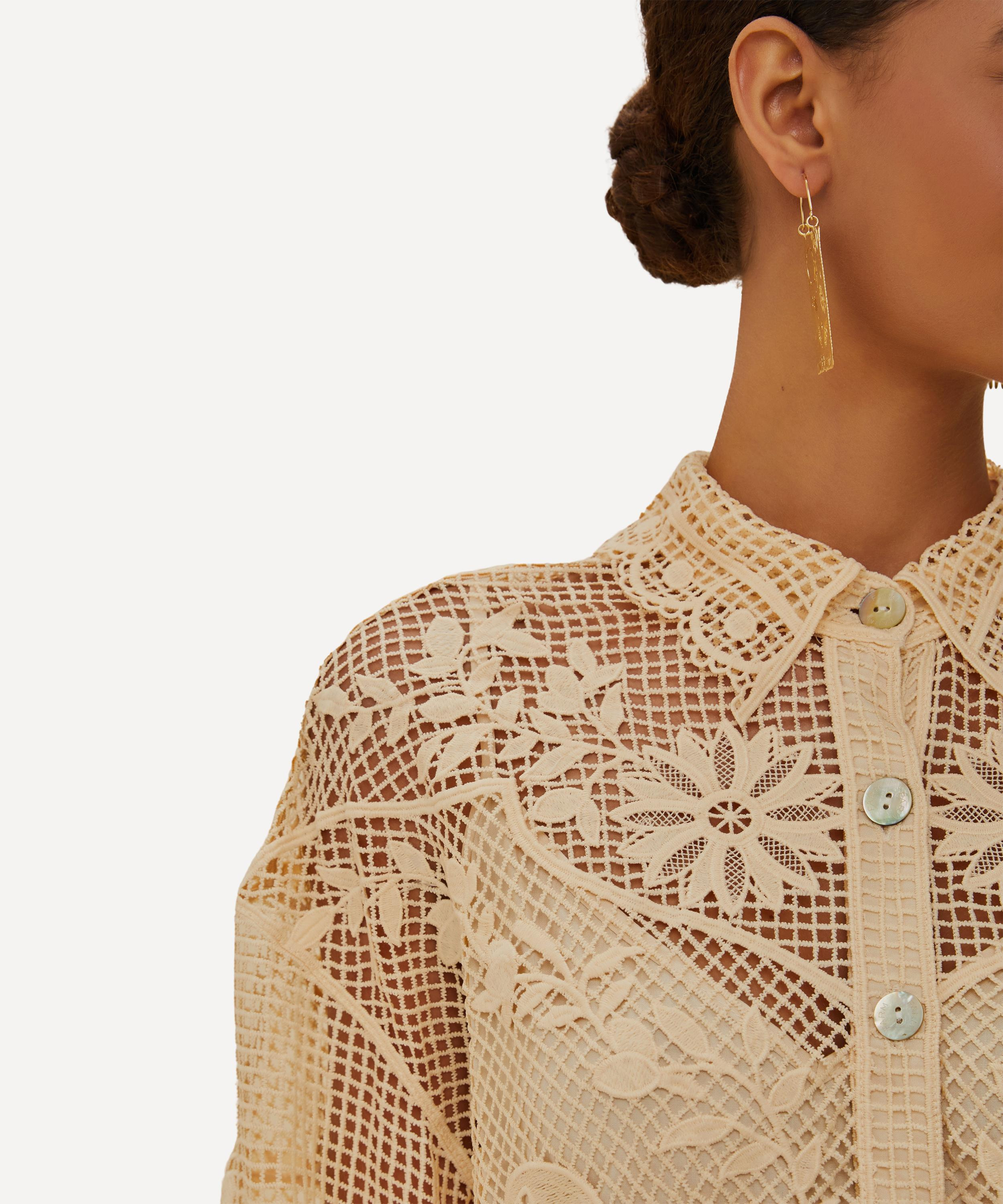 Sand Landscape Guipure Shirt - 3