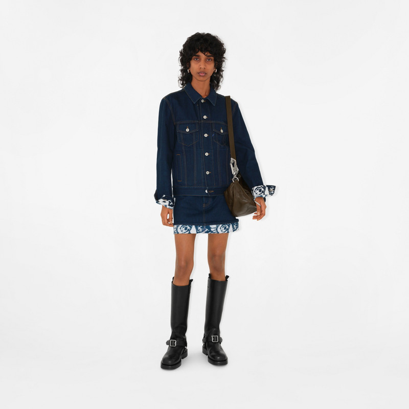 Burberry Heavyweight Denim Mini Skirt outlook