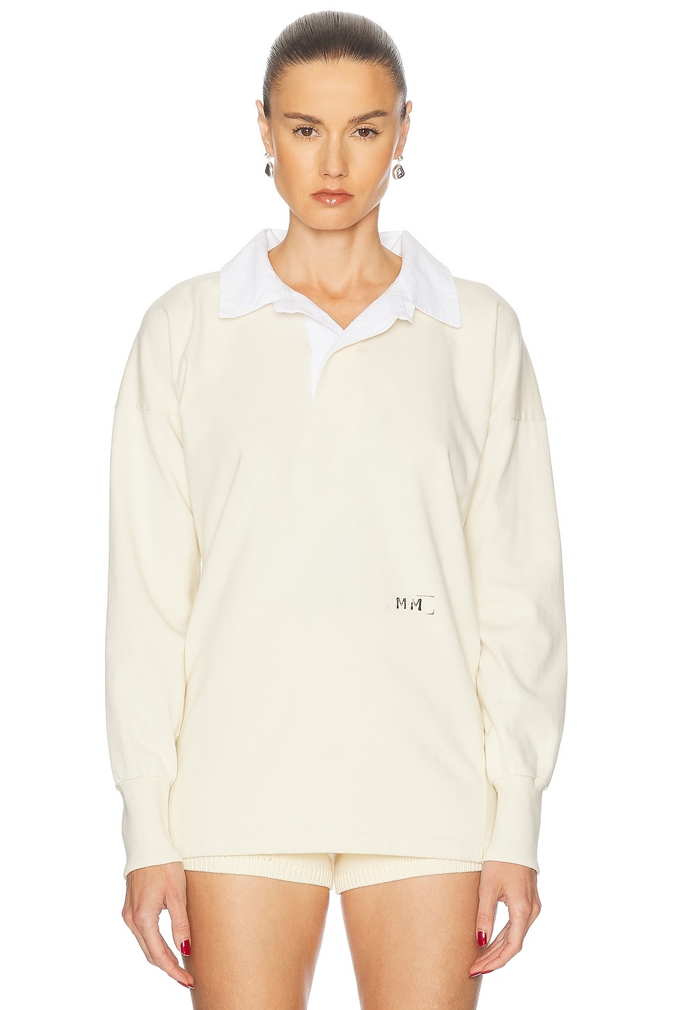 Long Sleeve Polo Top - 1