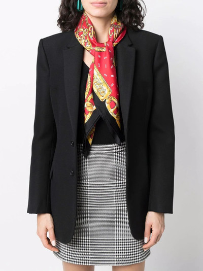 Moschino chain print scarf outlook