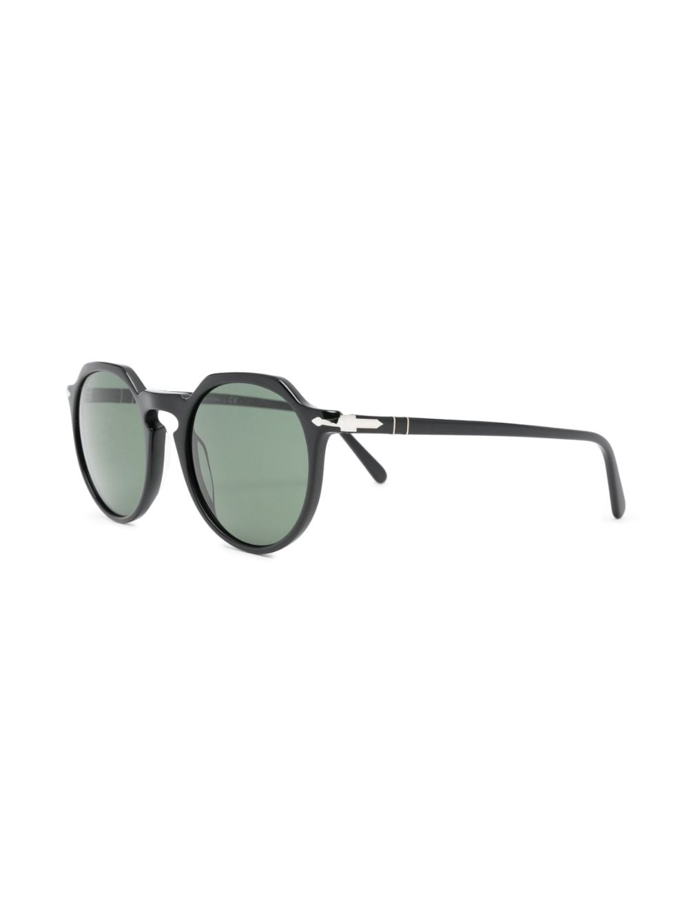 round-frame straight-arm sunglasses - 2