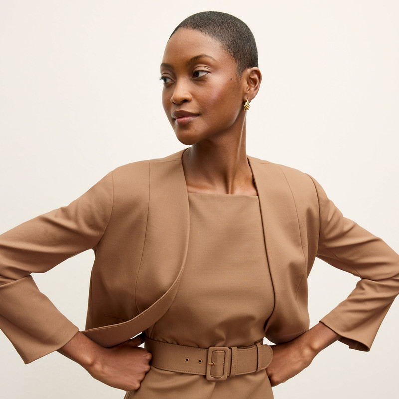 Cynthia Dress - Italian Wool Twill 4