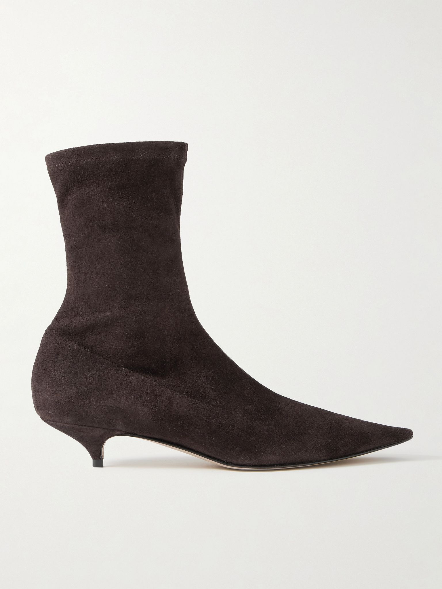 Liisa suede sock boots Dark brown - 1