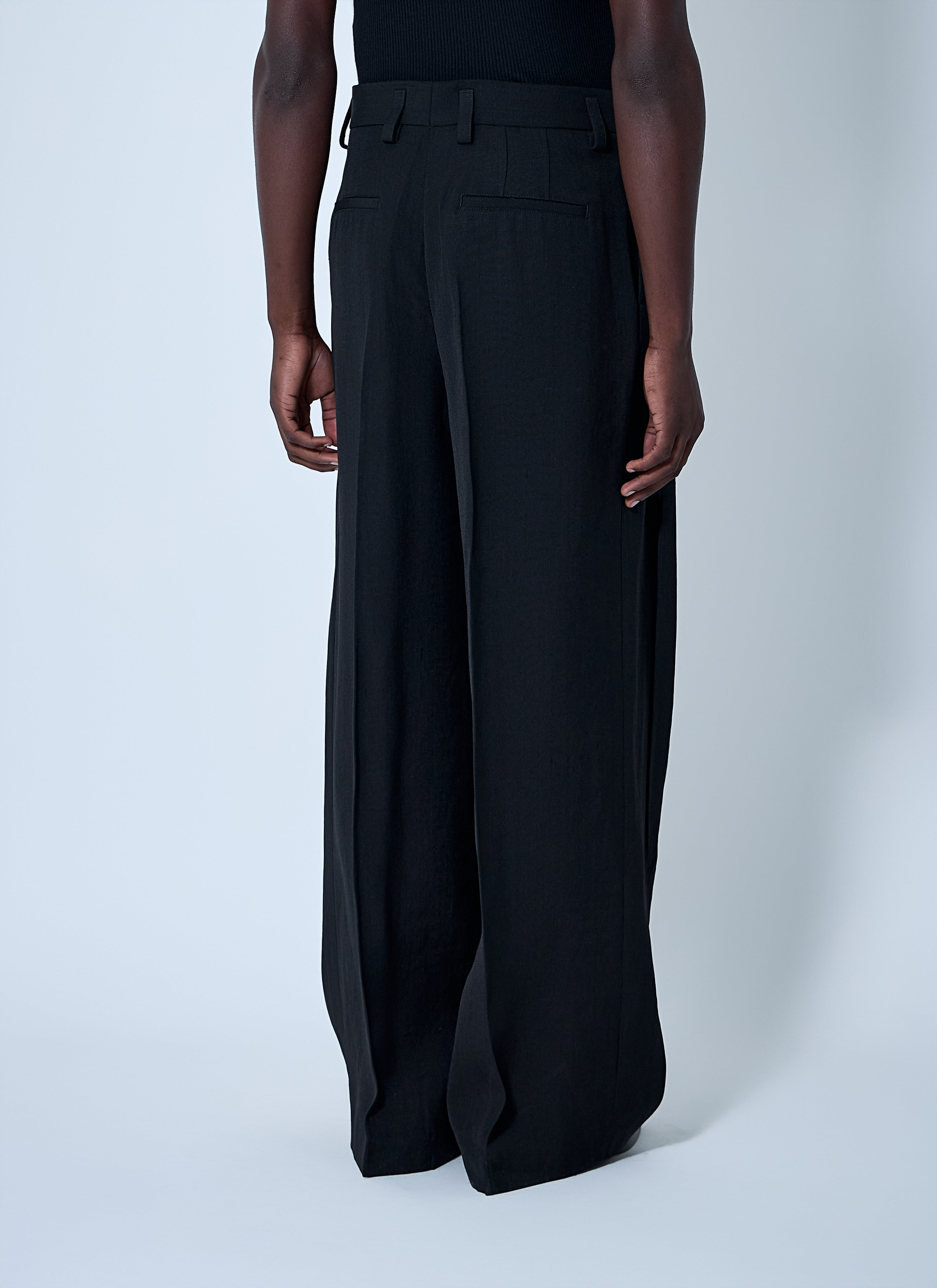 Jil Sander Men Tailored Wool Pants - 4
