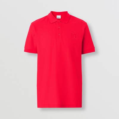 Burberry Letter Graphic Cotton Piqué Polo Shirt outlook