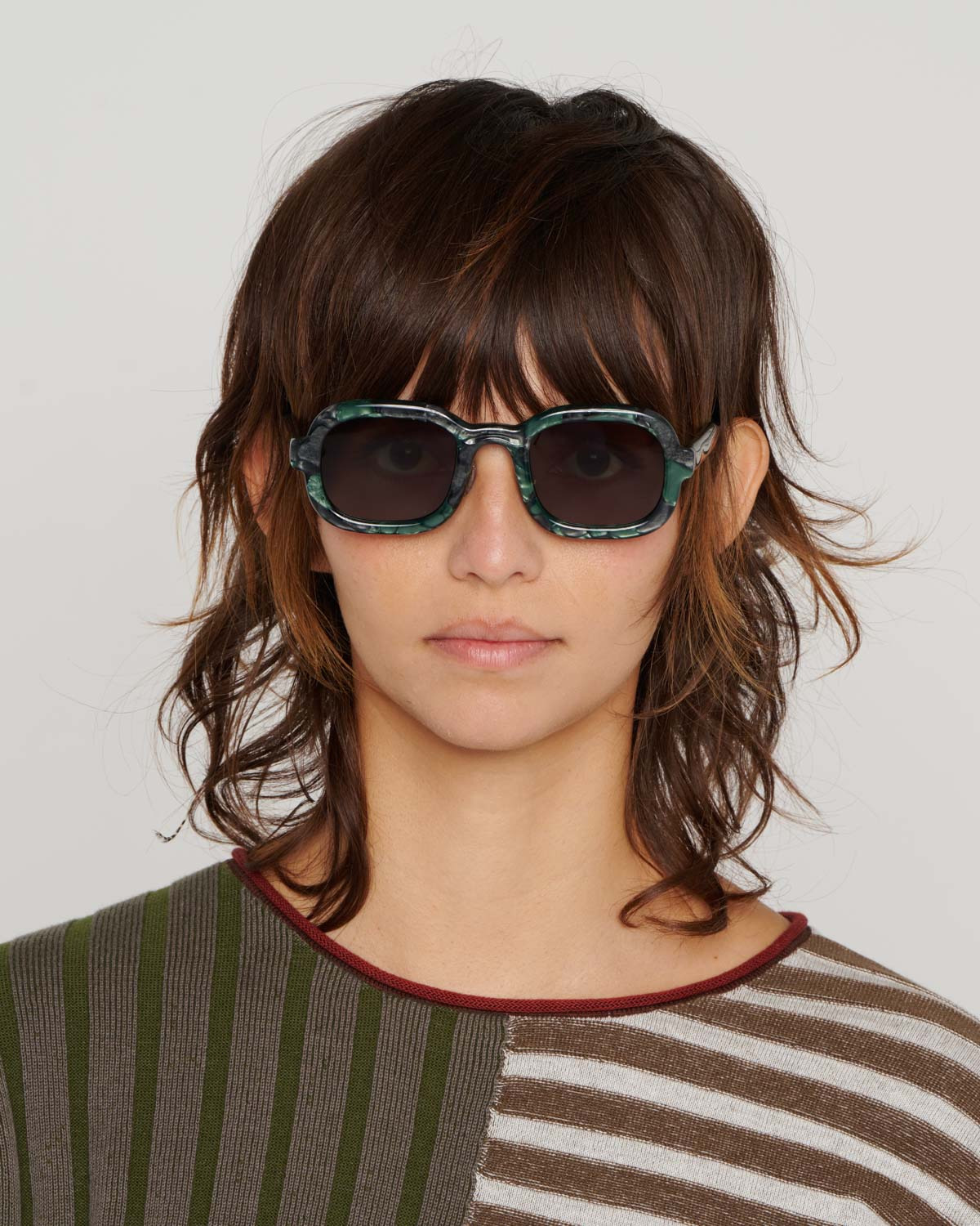 Newman Post Modern Primitive Eye Protection - Green Pearl - 3