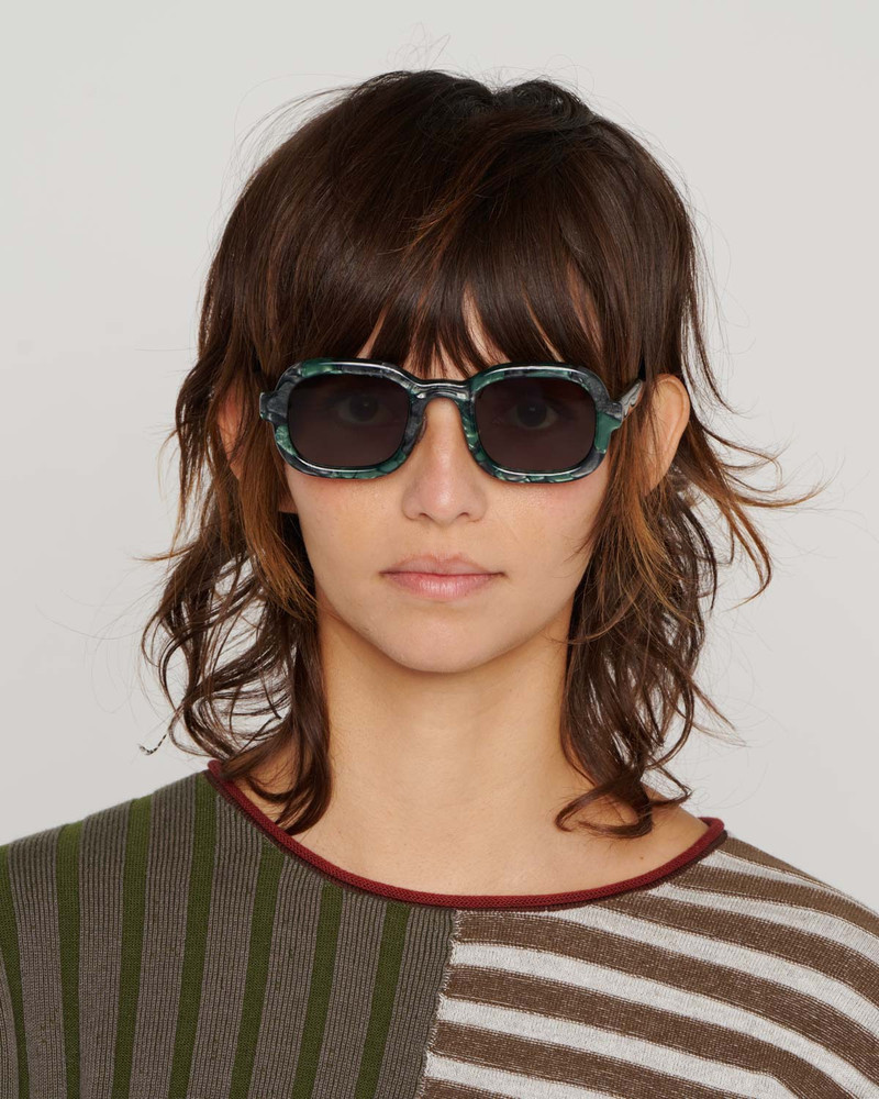 Newman Post Modern Primitive Eye Protection - Green Pearl 3