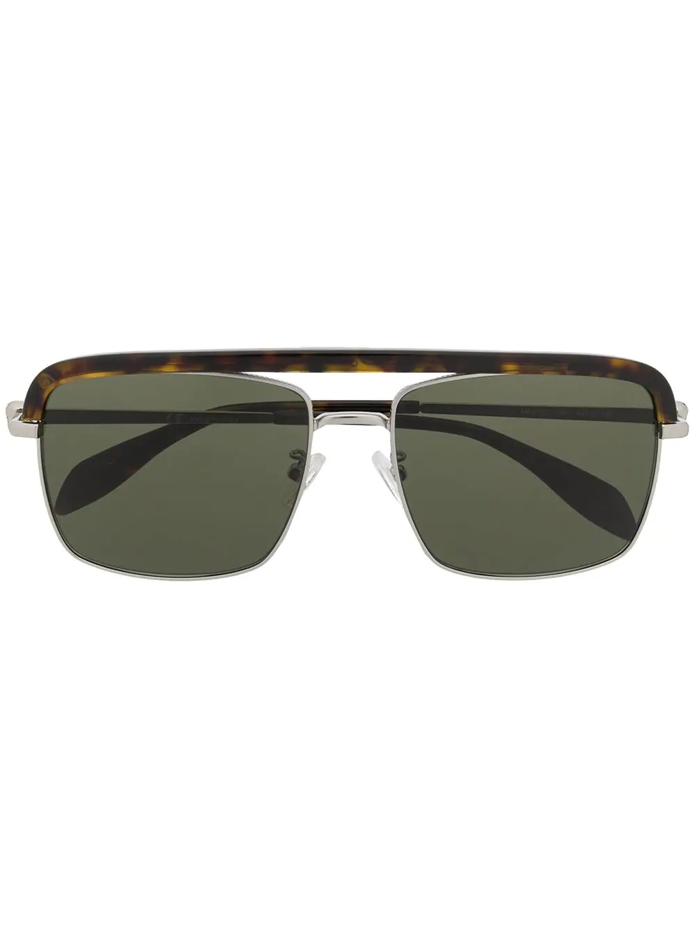 tortoiseshell square-frame sunglasses - 1