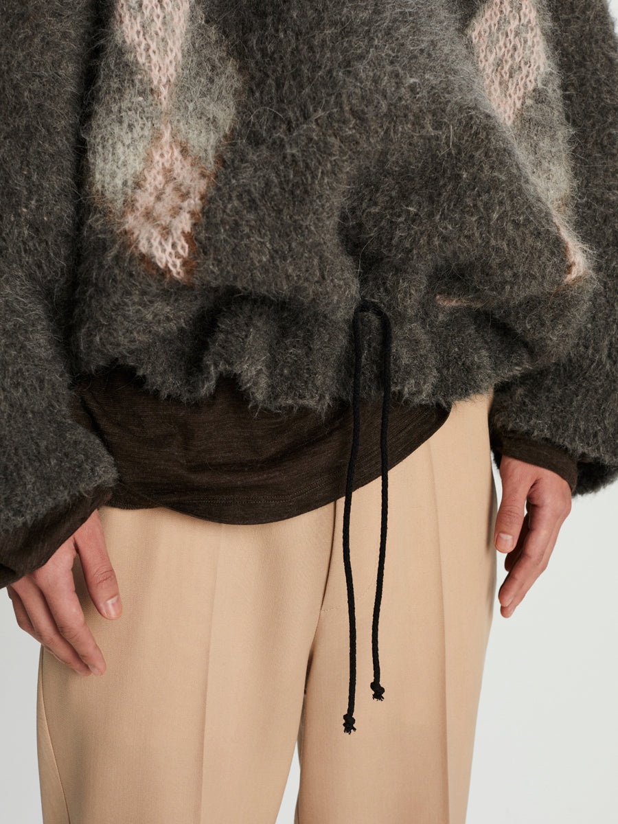 Funghi Pullover Undyed Grey - 7