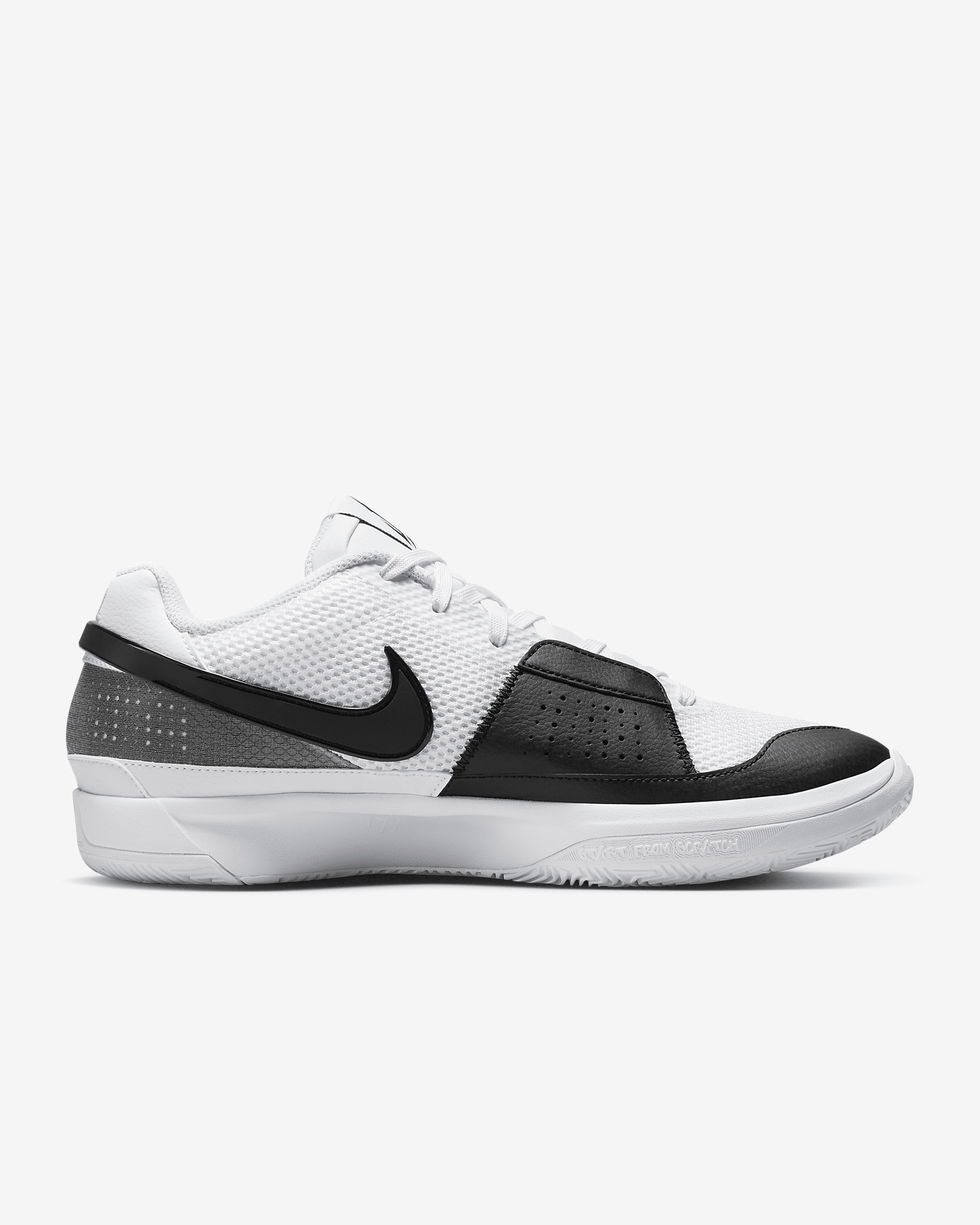 Nike Men's Ja 1 "White/Black" Basketball Shoes - 3