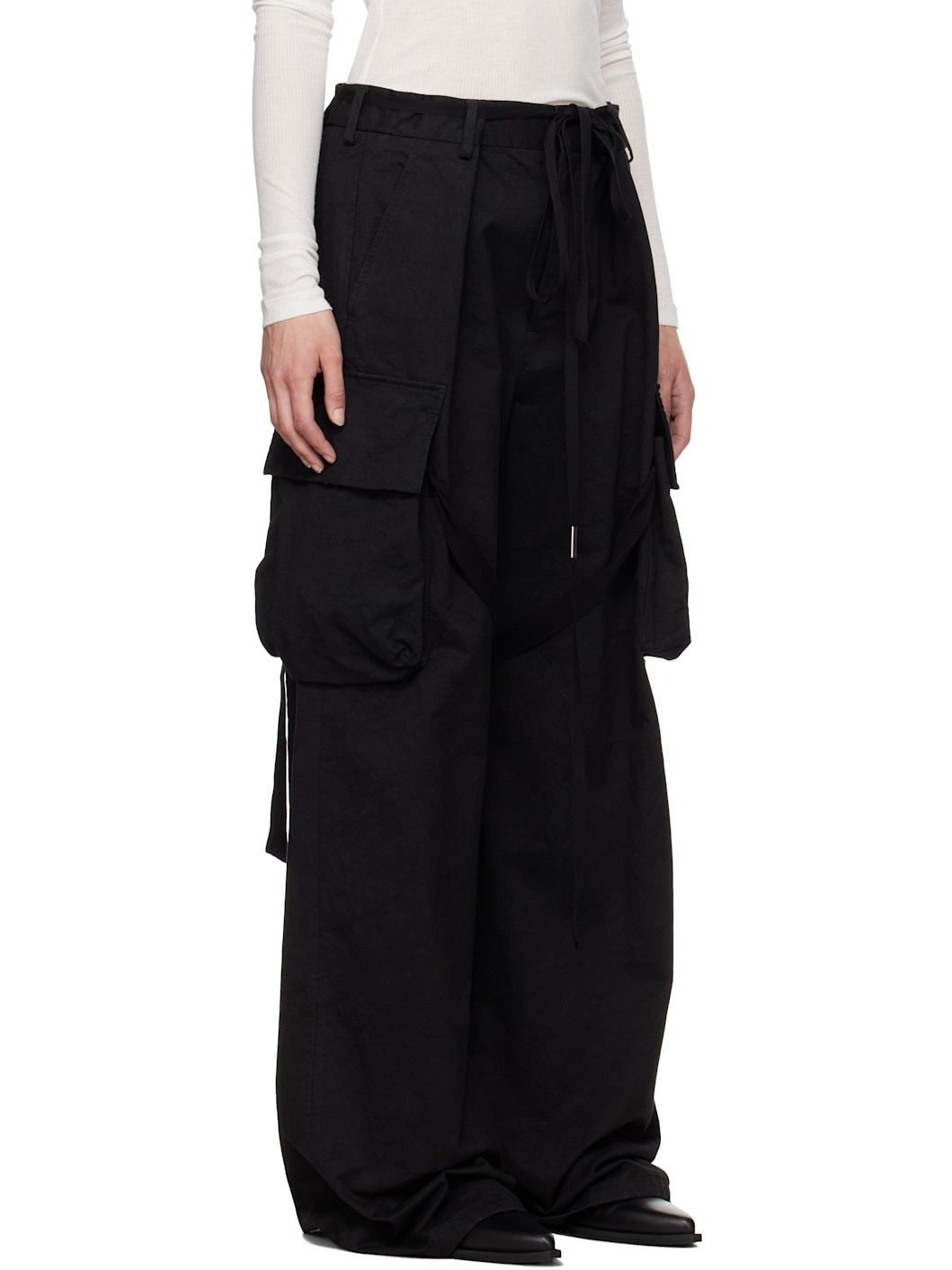 Black Fressa Cargo Pants - 2