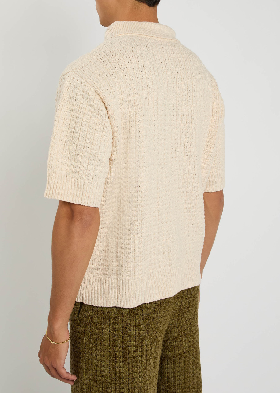 The Elder Statesman Nora Knit Polo Shirt - 3