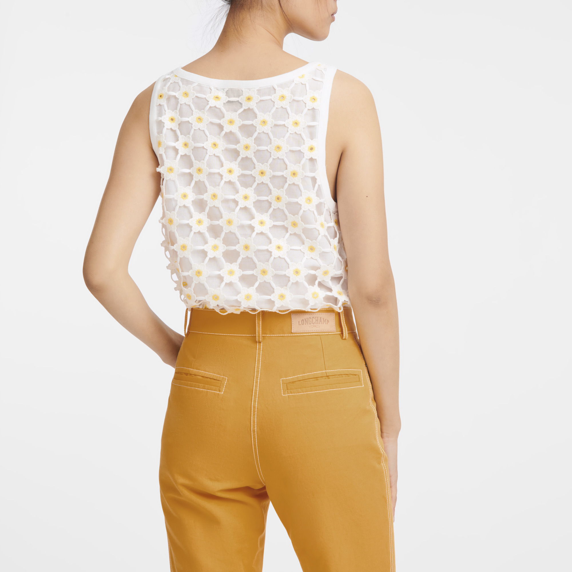 Trousers Apricot - Gabardine - 3