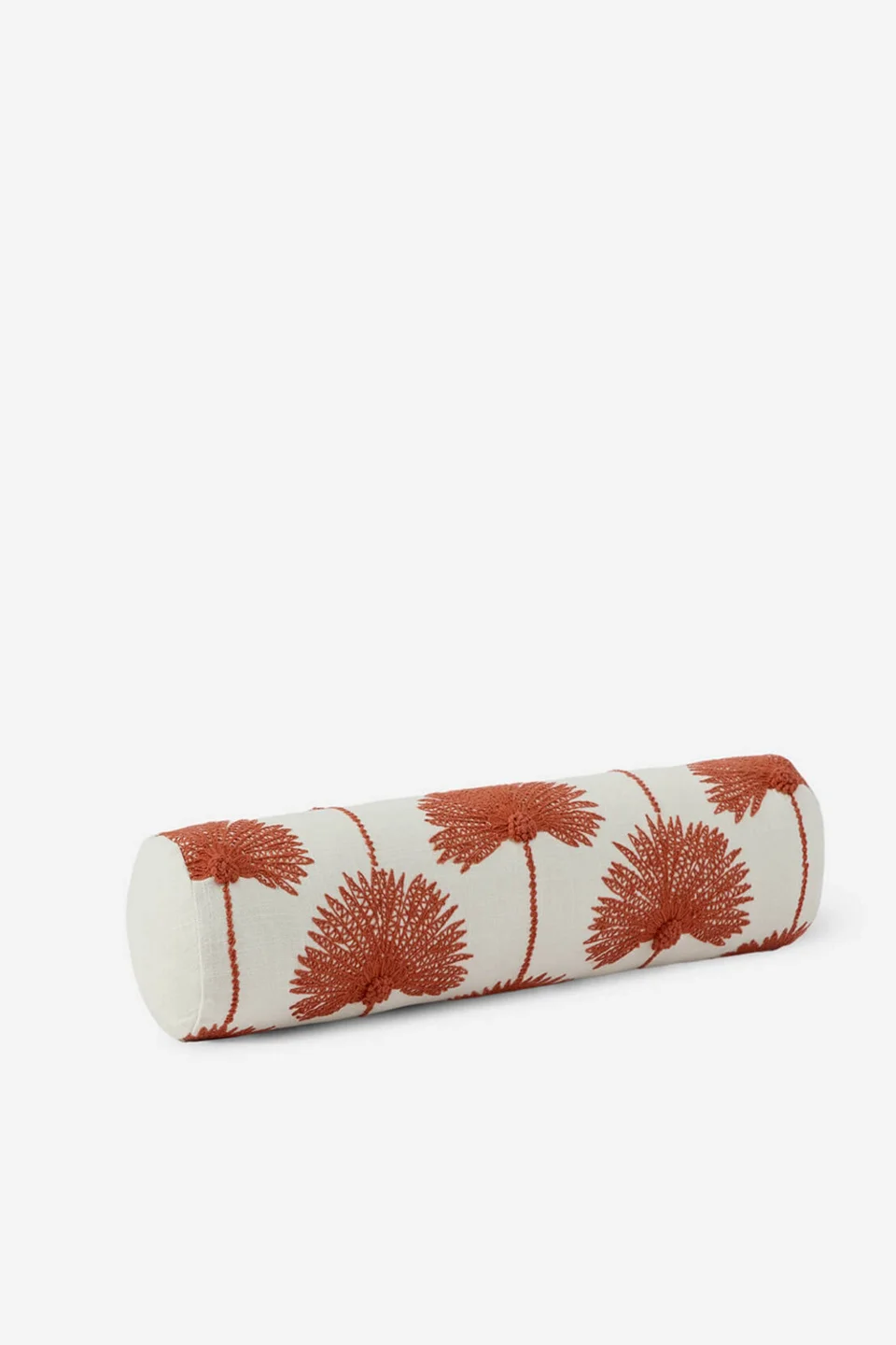 Sunday Citizen Palm Leaf Embroidered Bolster Pillow - 1