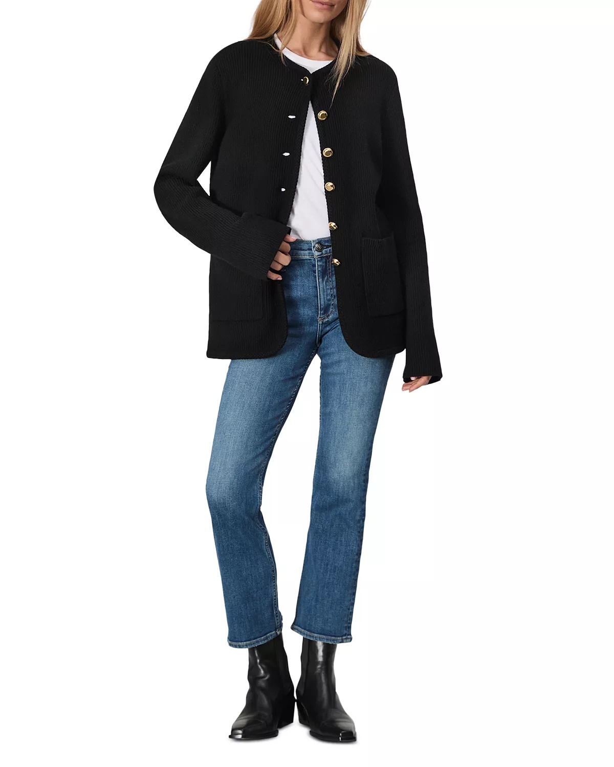 Flexi Peyton Mid Rise Bootcut Jeans in Willow - 2