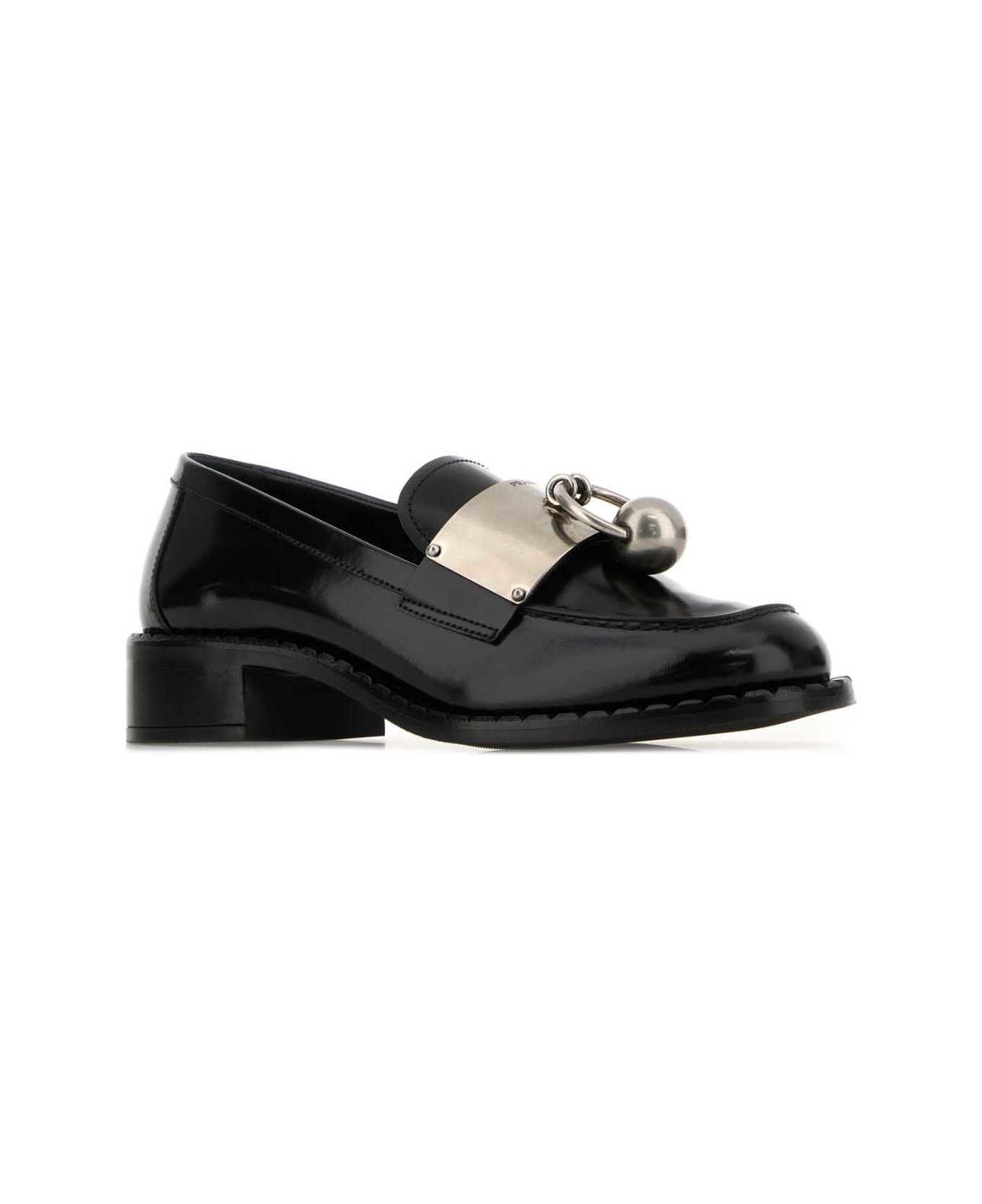 Black Leather Loafers - 2