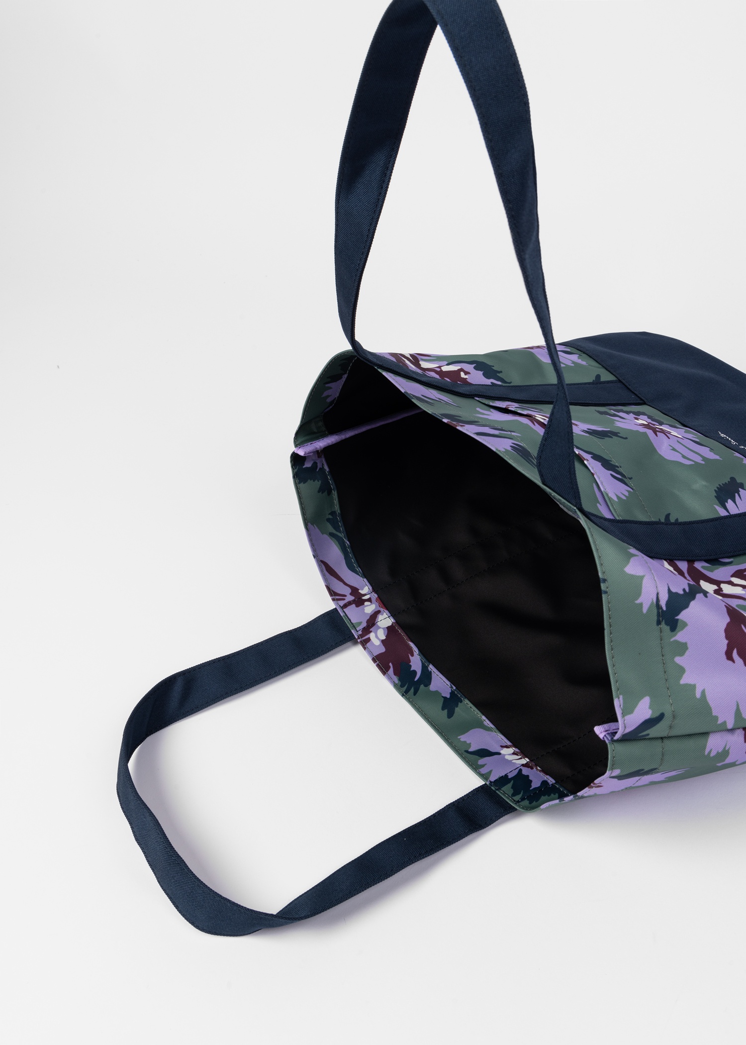 Green And Blue 'Palmera' Recycled-Polyester Tote Bag - 7