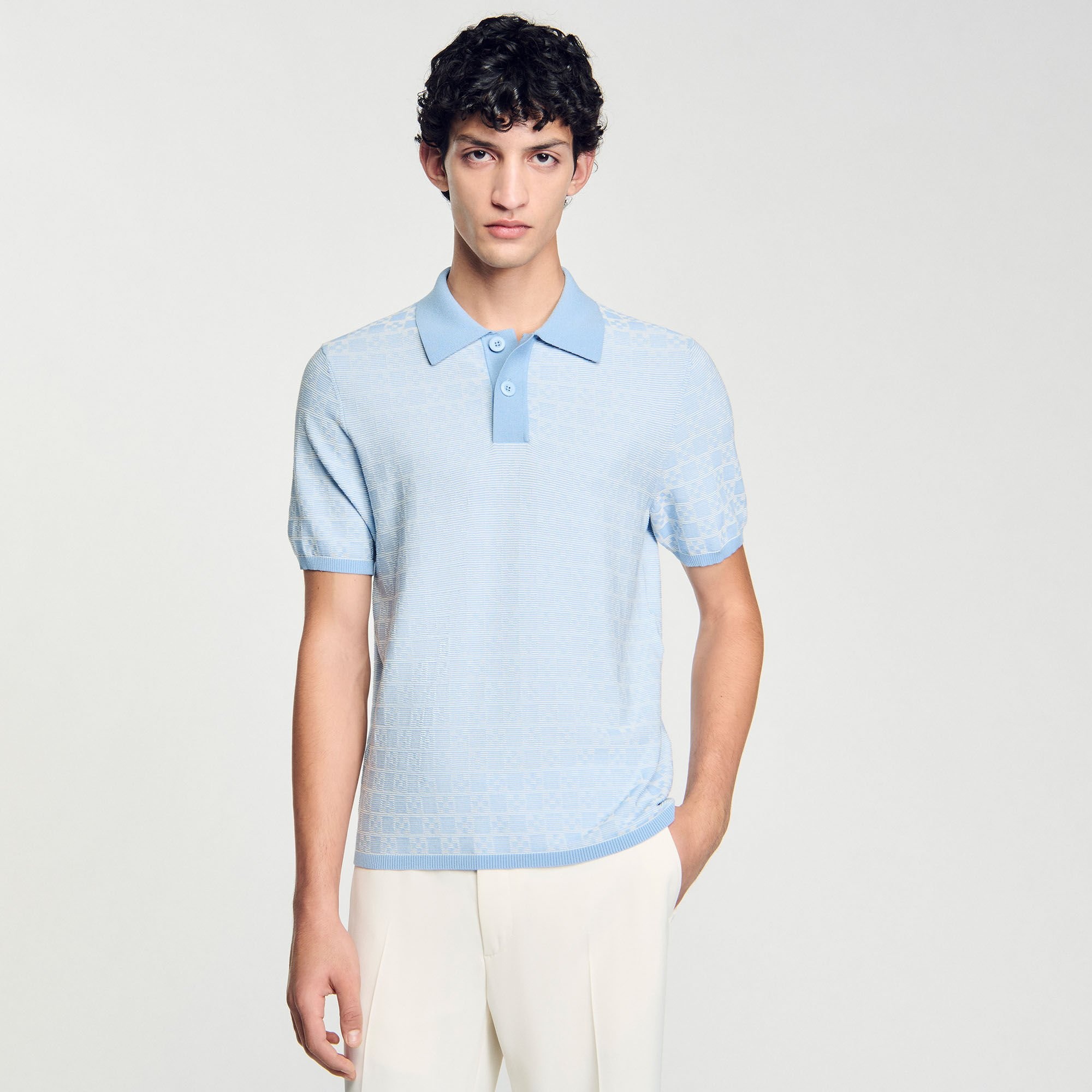 SQUARE CROSS POLO SHIRT - 4
