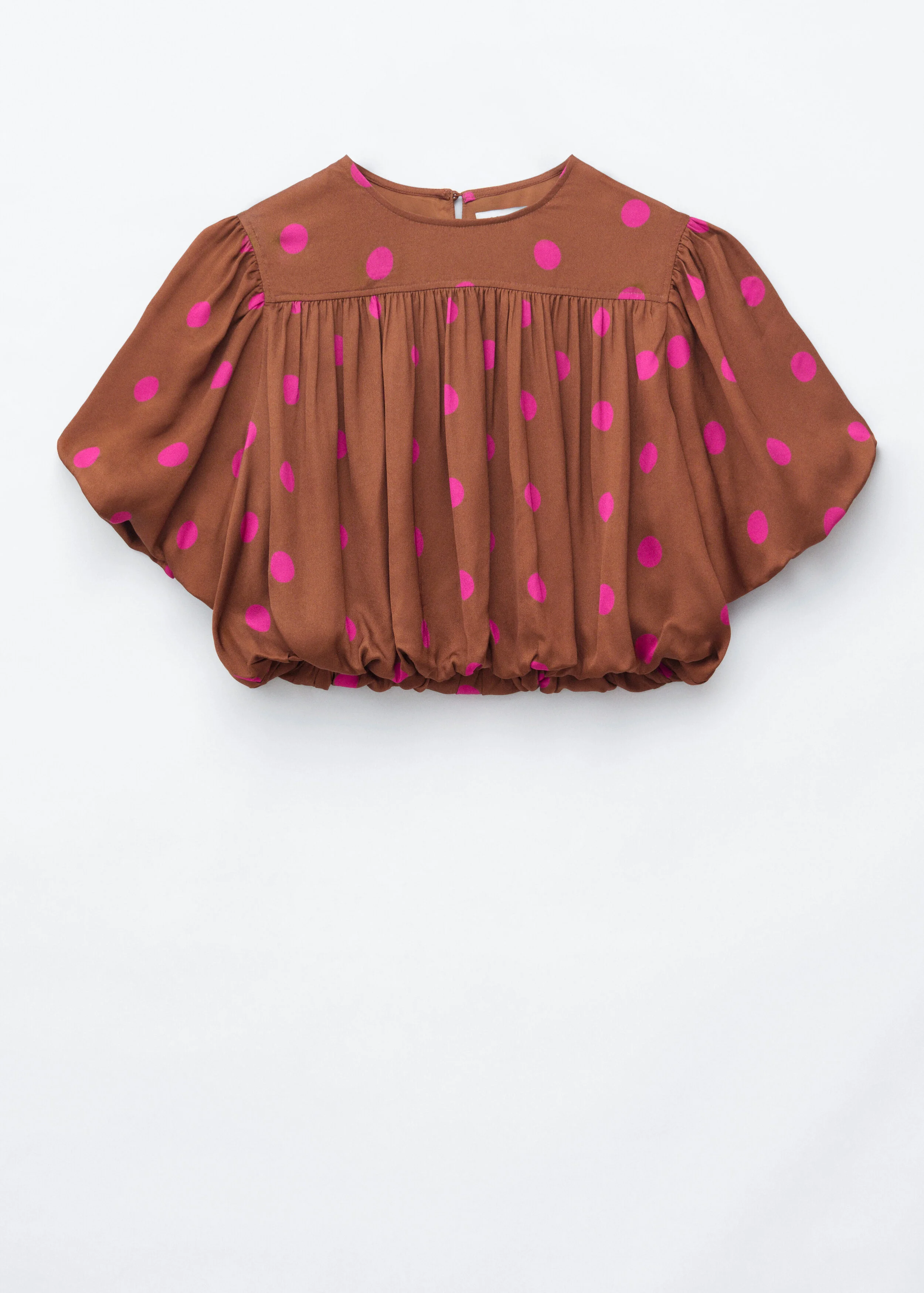 Gathered Crop Top - 1