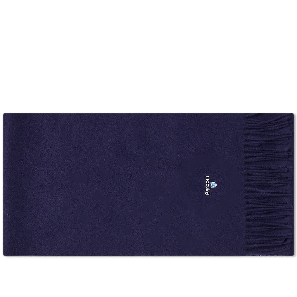 Barbour Plain Lambswool Scarf - 1