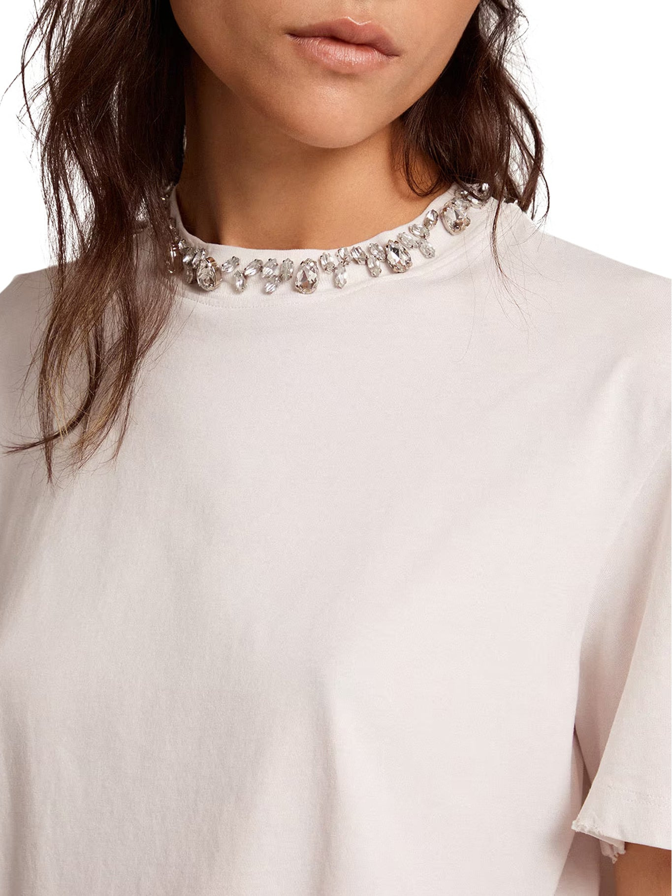 EMBROIDERED COTTON T-SHIRT - 4