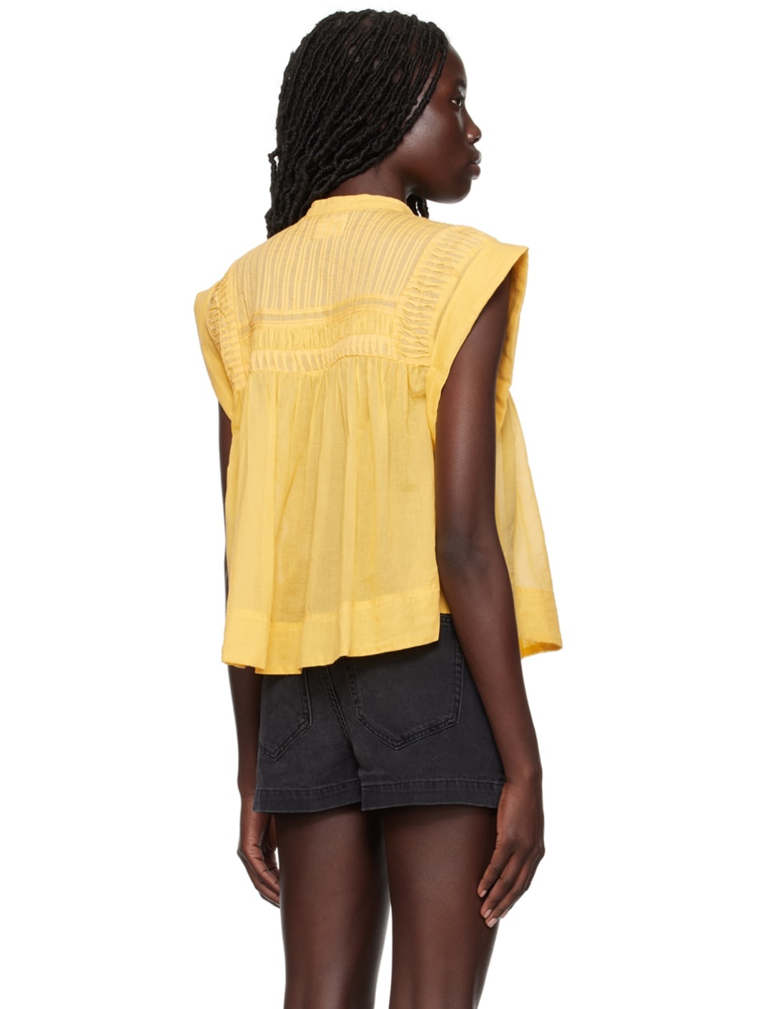 Yellow Leaza Blouse - 3