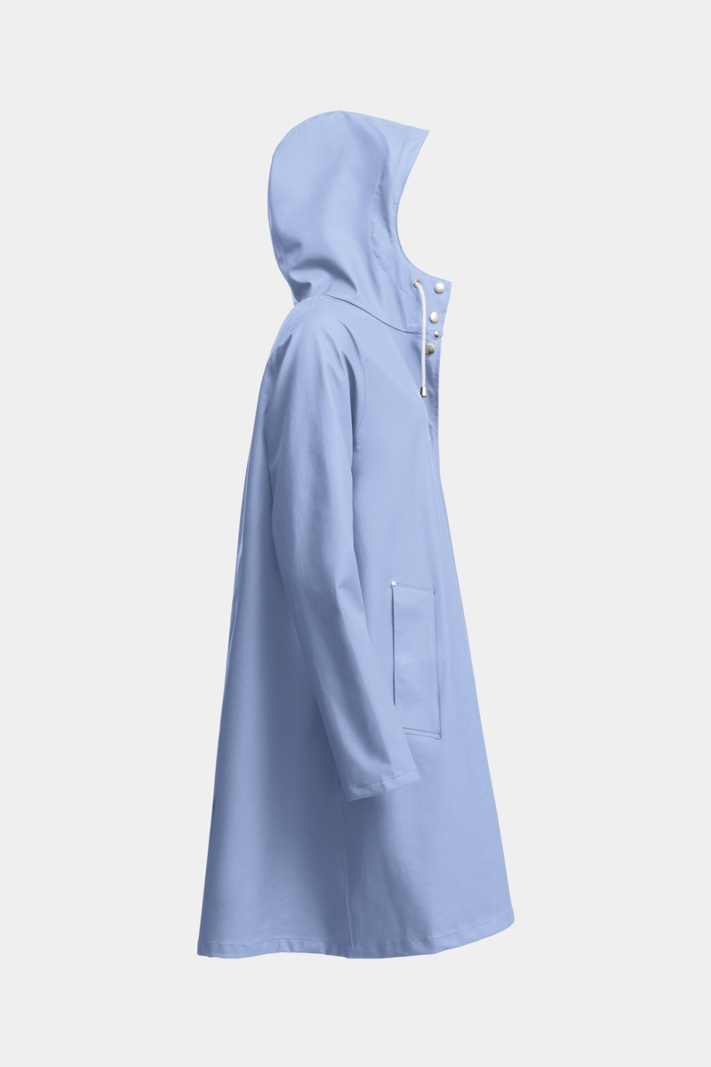 Stutterheim Mosebacke Lightweight Raincoat Light Blue outlook