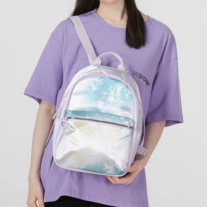 (WMNS) PUMA Time Backpack 'Purple Blue Yellow' 078745-02 - 3