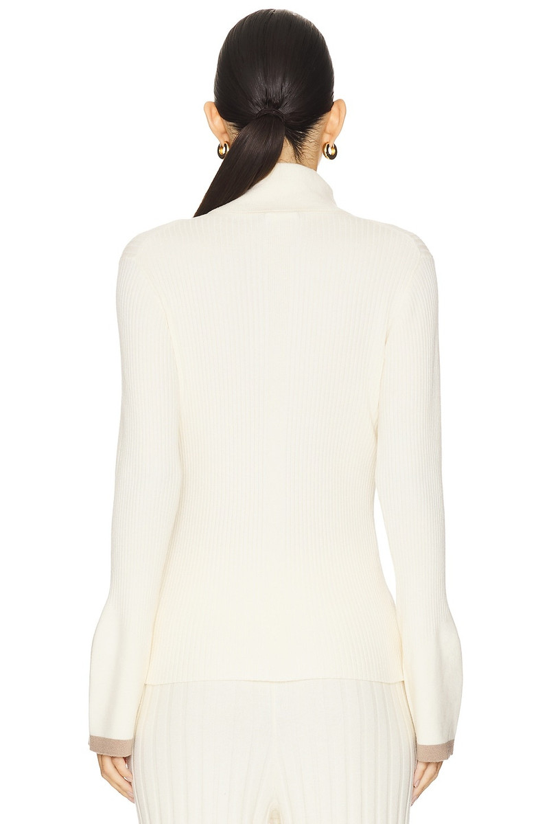 VARLEY Ravena Rib Knit High Neck Top outlook